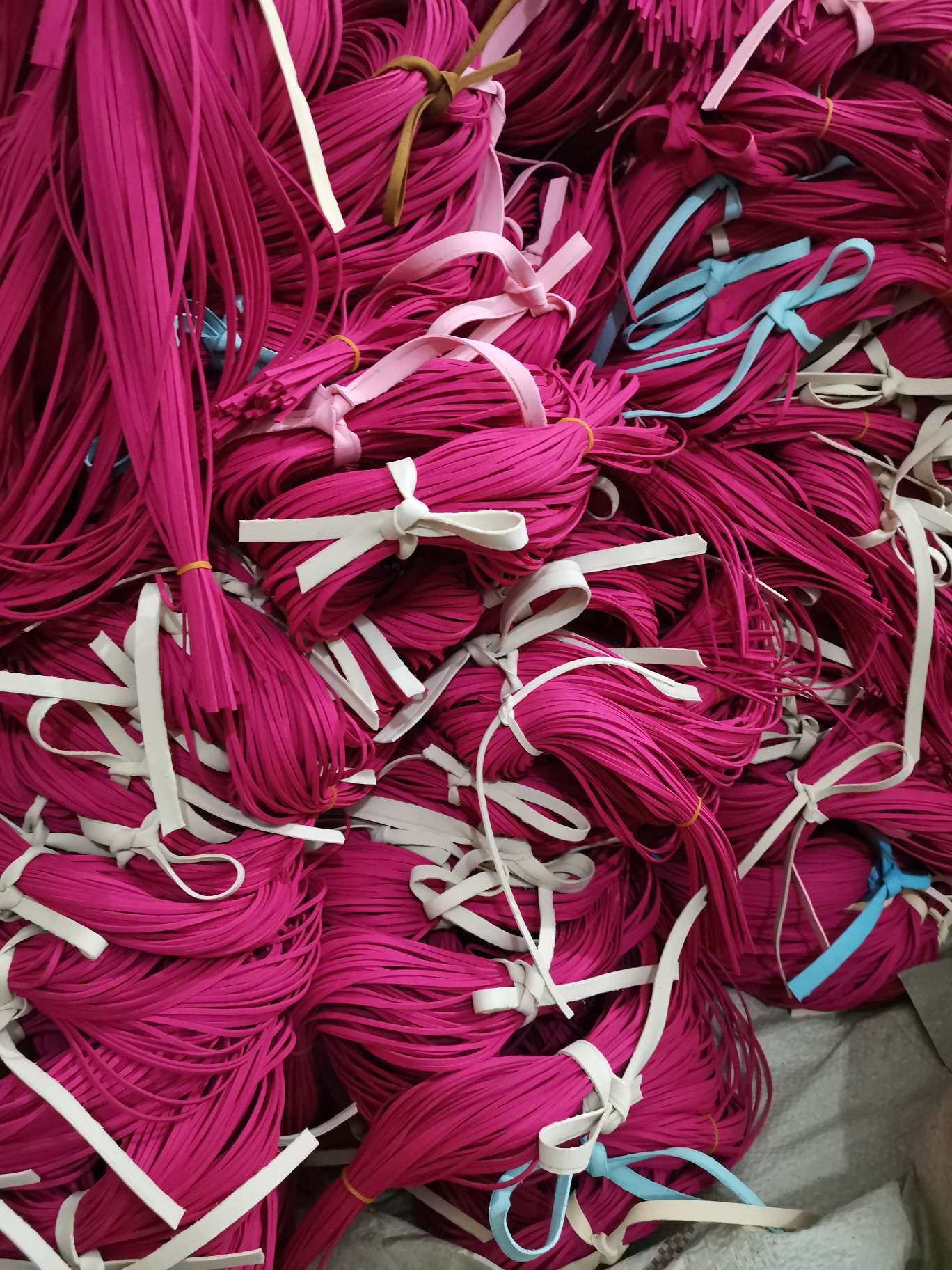Korean Velvet, Sliver, Fringe, Braided Rope, Reel, Row Cut, Pu Braided, Pu Treading Line Specification drawing