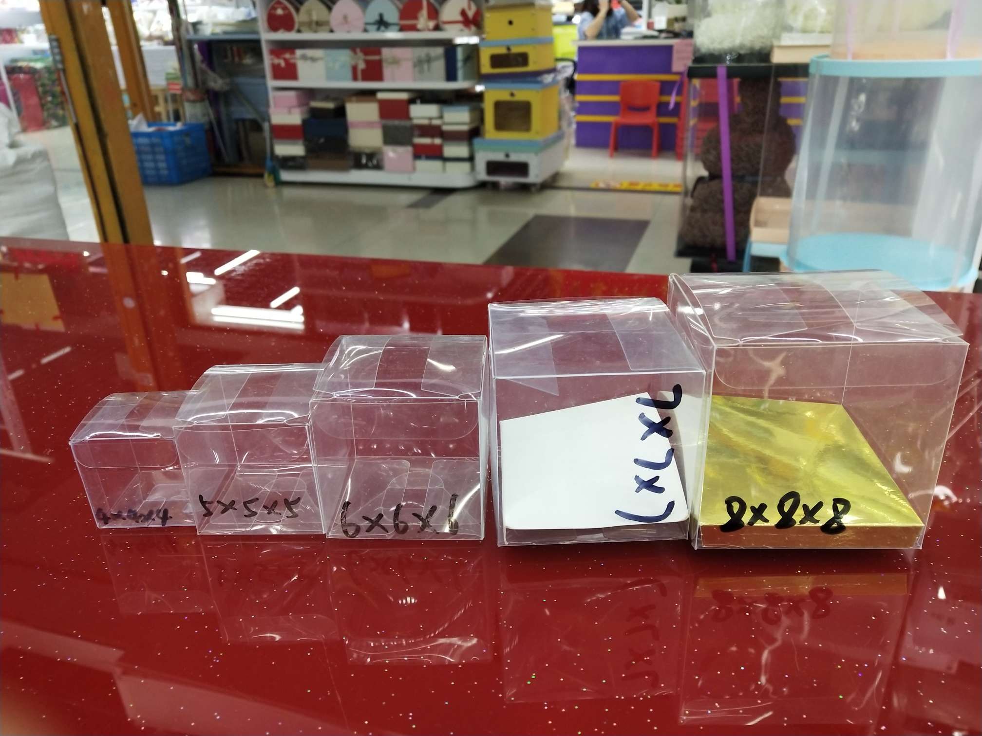 pvc and pet plastic packaging boxes details Picture