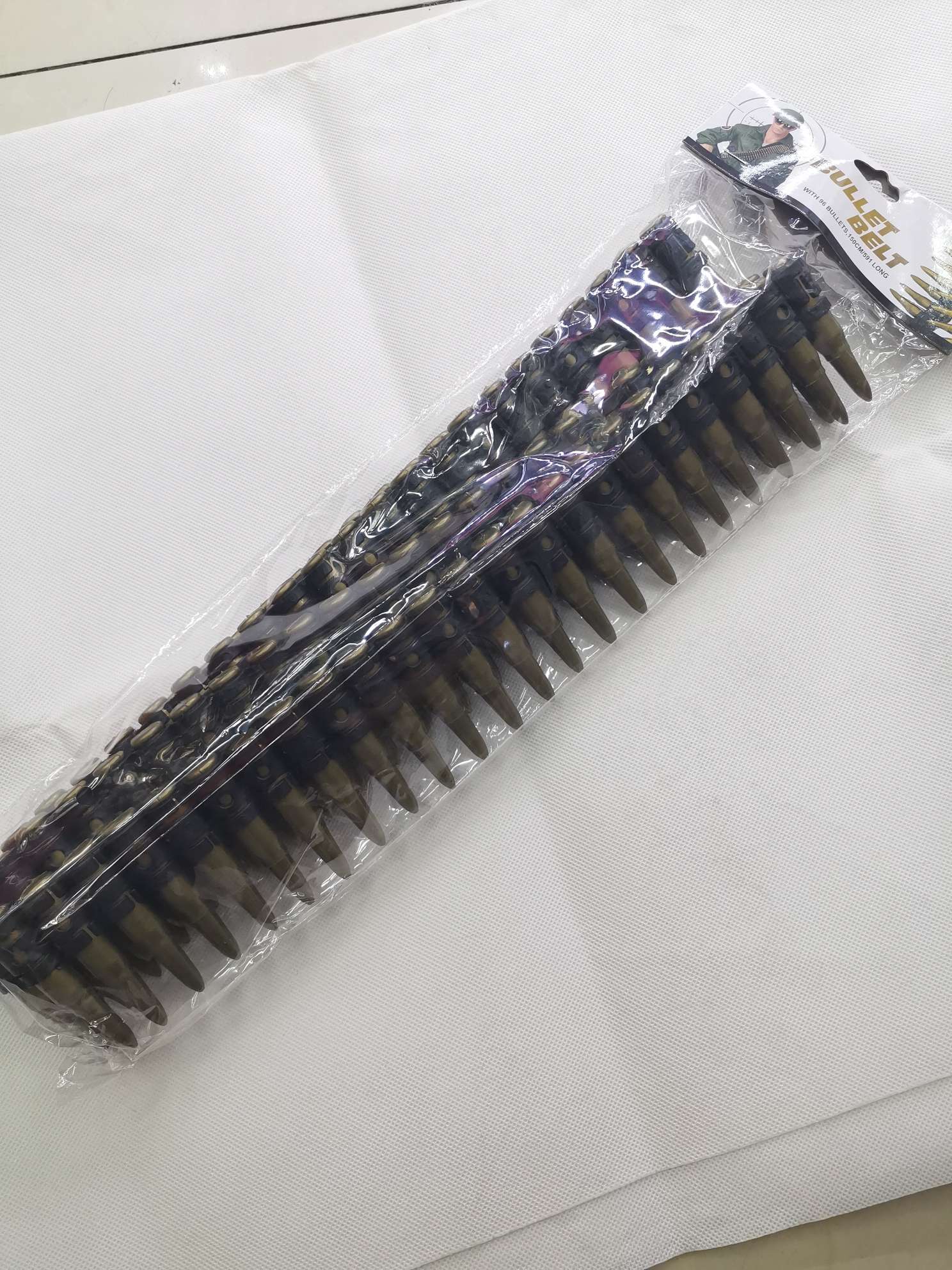 儿童玩具子弹链 角色扮演子弹 节日道具 军事玩具 过家家玩具