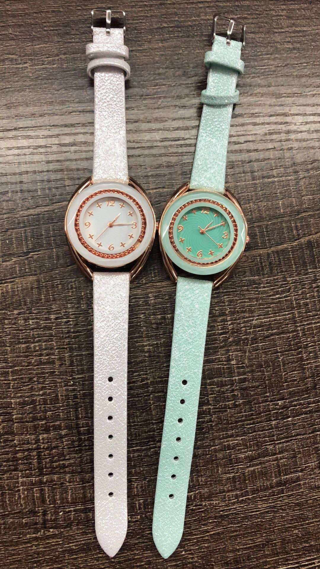 镶砖女士手表细表带