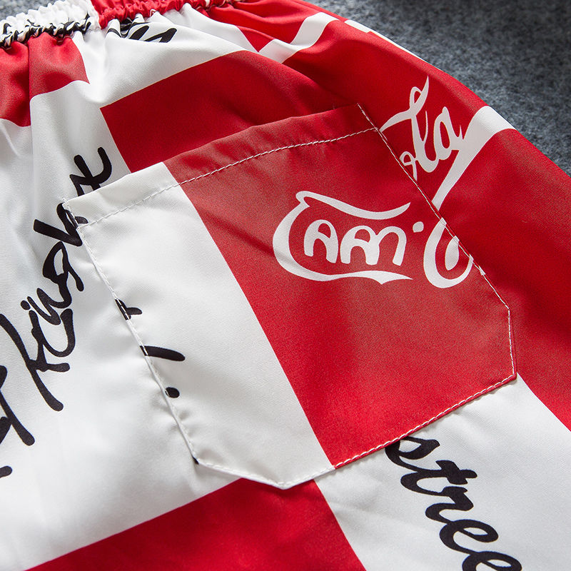 Men's summer shorts, beach pants, export premium T-shirts, men's wear, heavyweight casual business Specification image