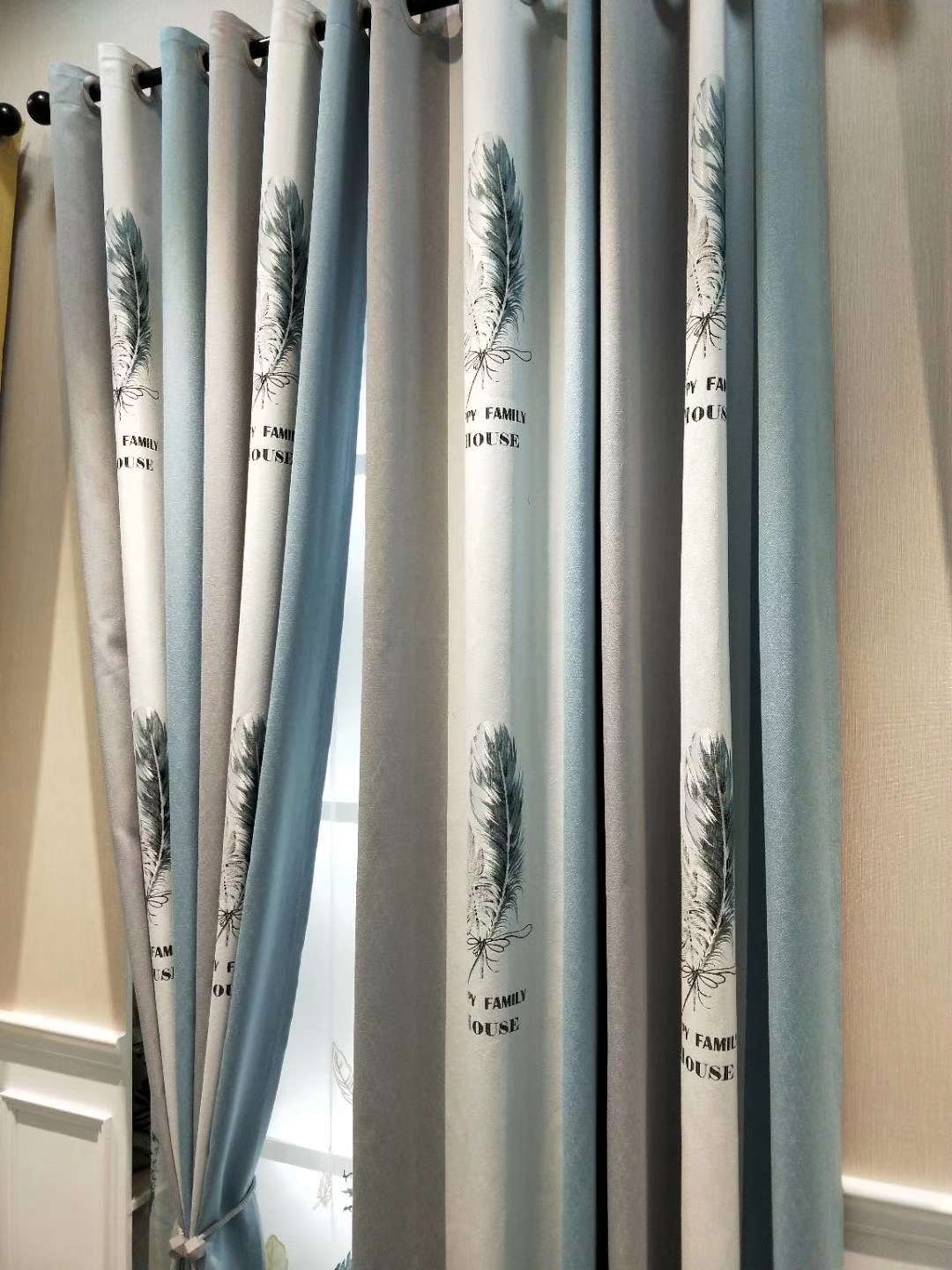 Linen jacquard curtains Application Scenario