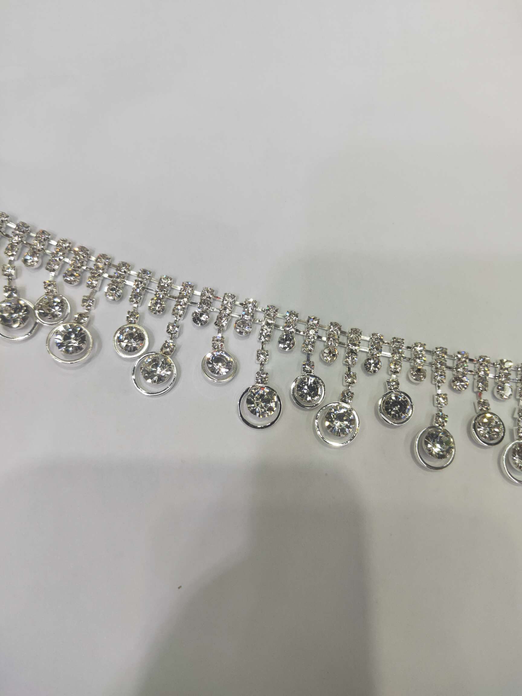 Cadena con taladro venta directa de fábrica cadena de plata