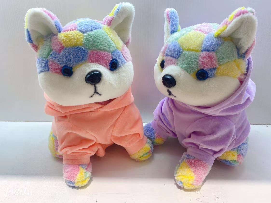 Wholesale of clothing dog plush toys and plush figurines