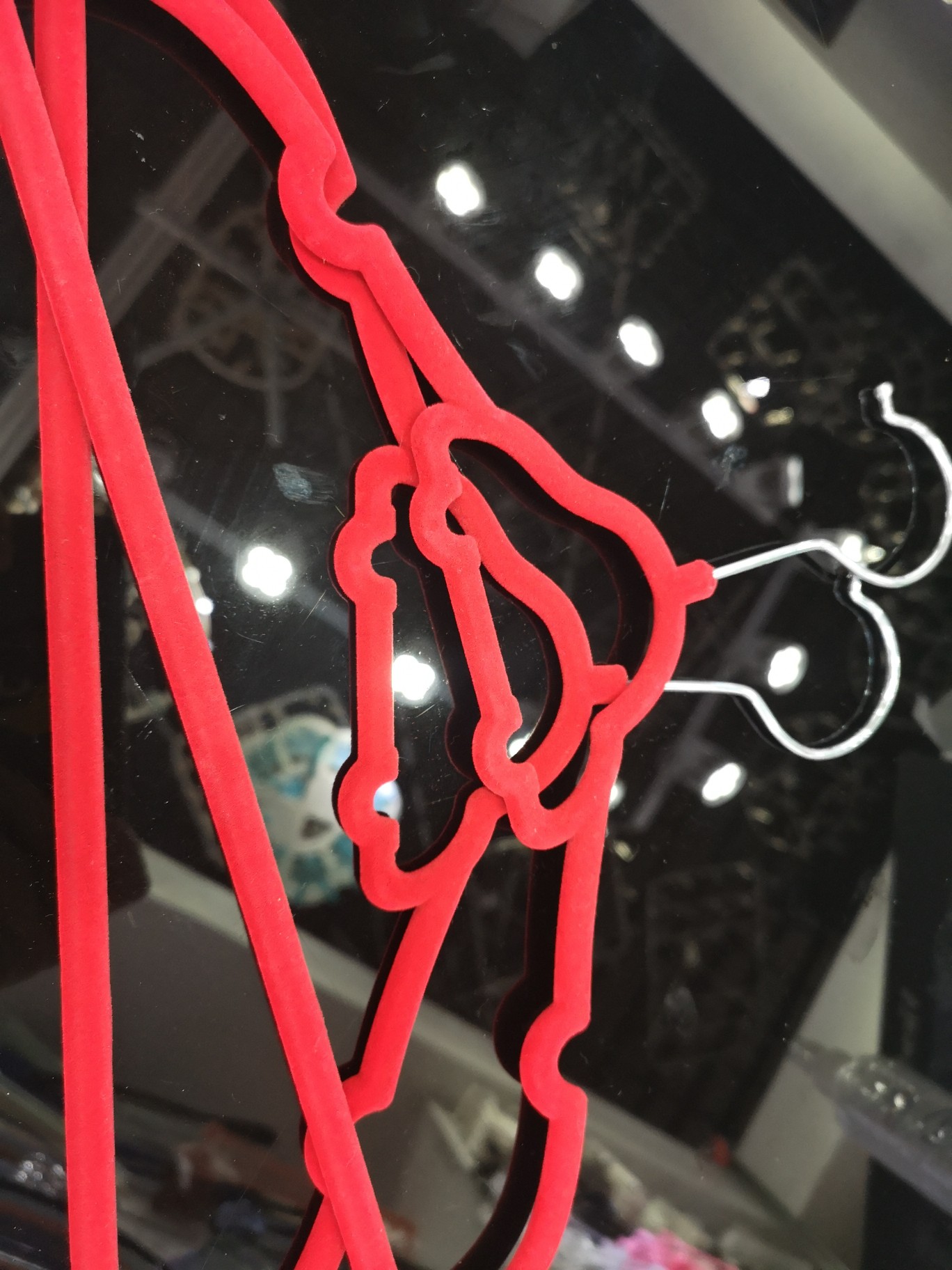 衣架/衣架植绒/服装用衣架，挂钩加长/宽塑料衣架/衣架塑料宽产品图