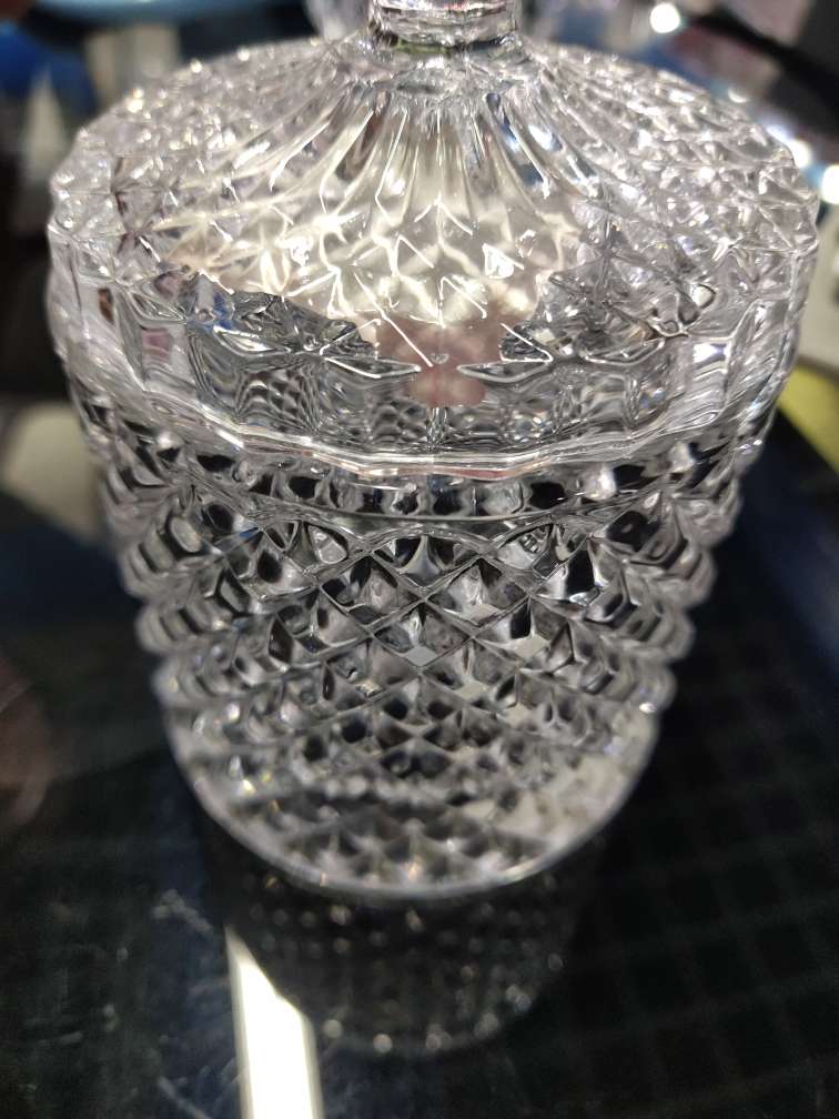 Glass candy jars with LIDS, sealed storage jars details Picture