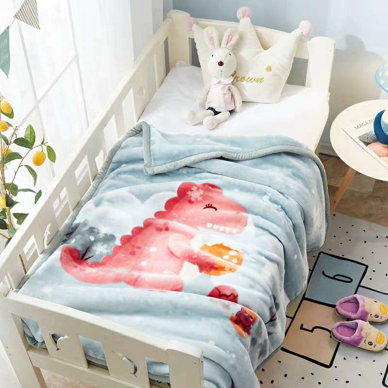 儿童毛毯双层婴儿小被子宝宝新生儿盖毯防风毯加厚空调毯春秋云毯产品图
