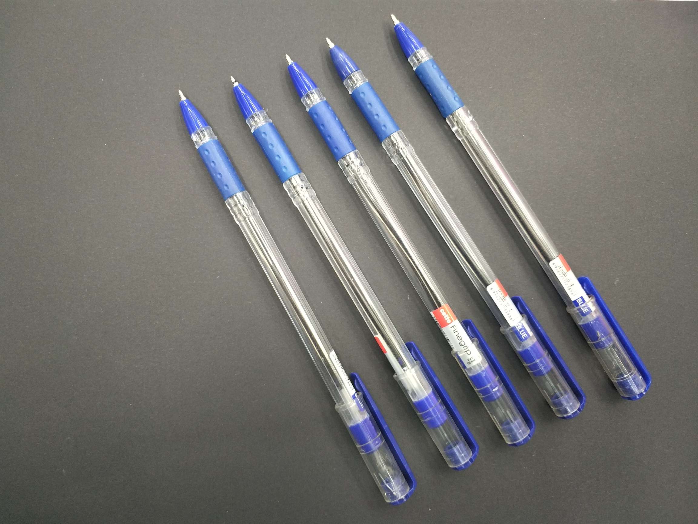 Black Red Blue Medium Oil Pen 0.5Mm Transparent Pen, Student Ballpoint Pen, Business Medium Oil Pen