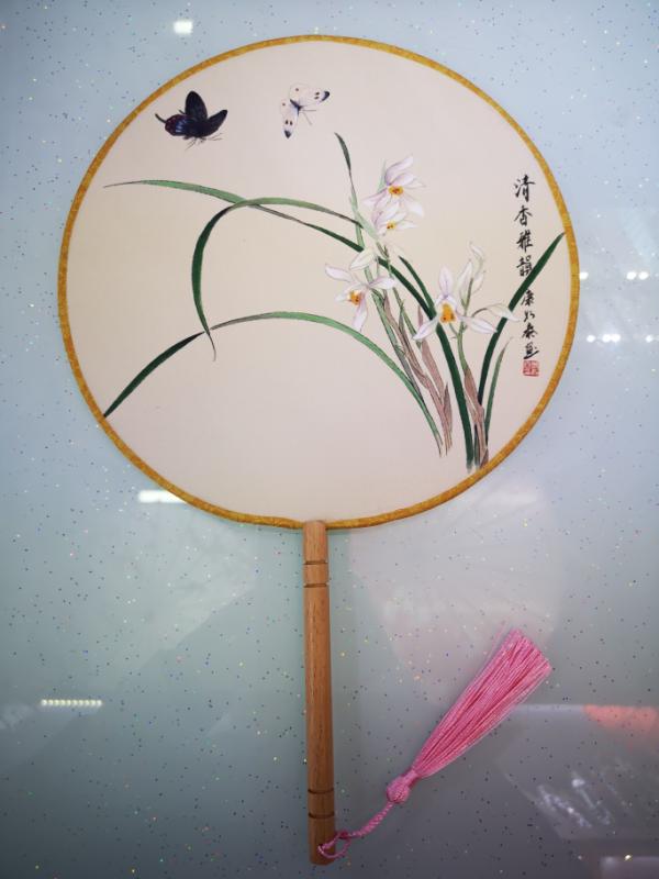 义乌好货 古典热销精品中国风团扇圆柄扇汉服古装宫廷扇子详情图7