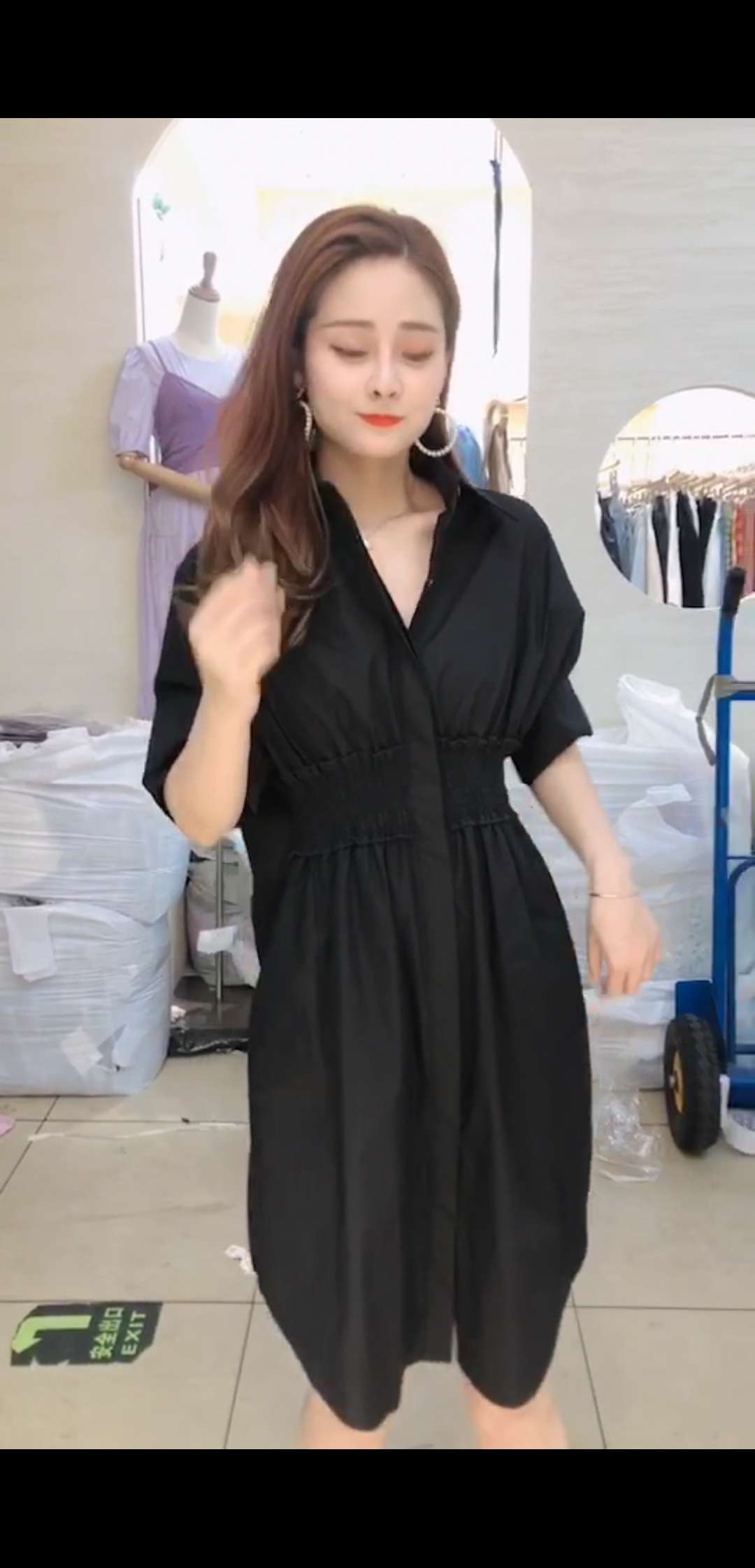 衬衫裙细节图