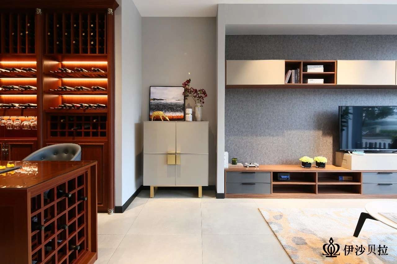 Isha Bella's all-aluminum home custom kitchen cabinets, wardrobes, wine cabinets, bathroom cabinets, shoe cabinets, bookcase shelves, decorative cabinets, wine cellars, sideboards and TV cabinets are modern, simple, fashionable and light luxury Specification image
