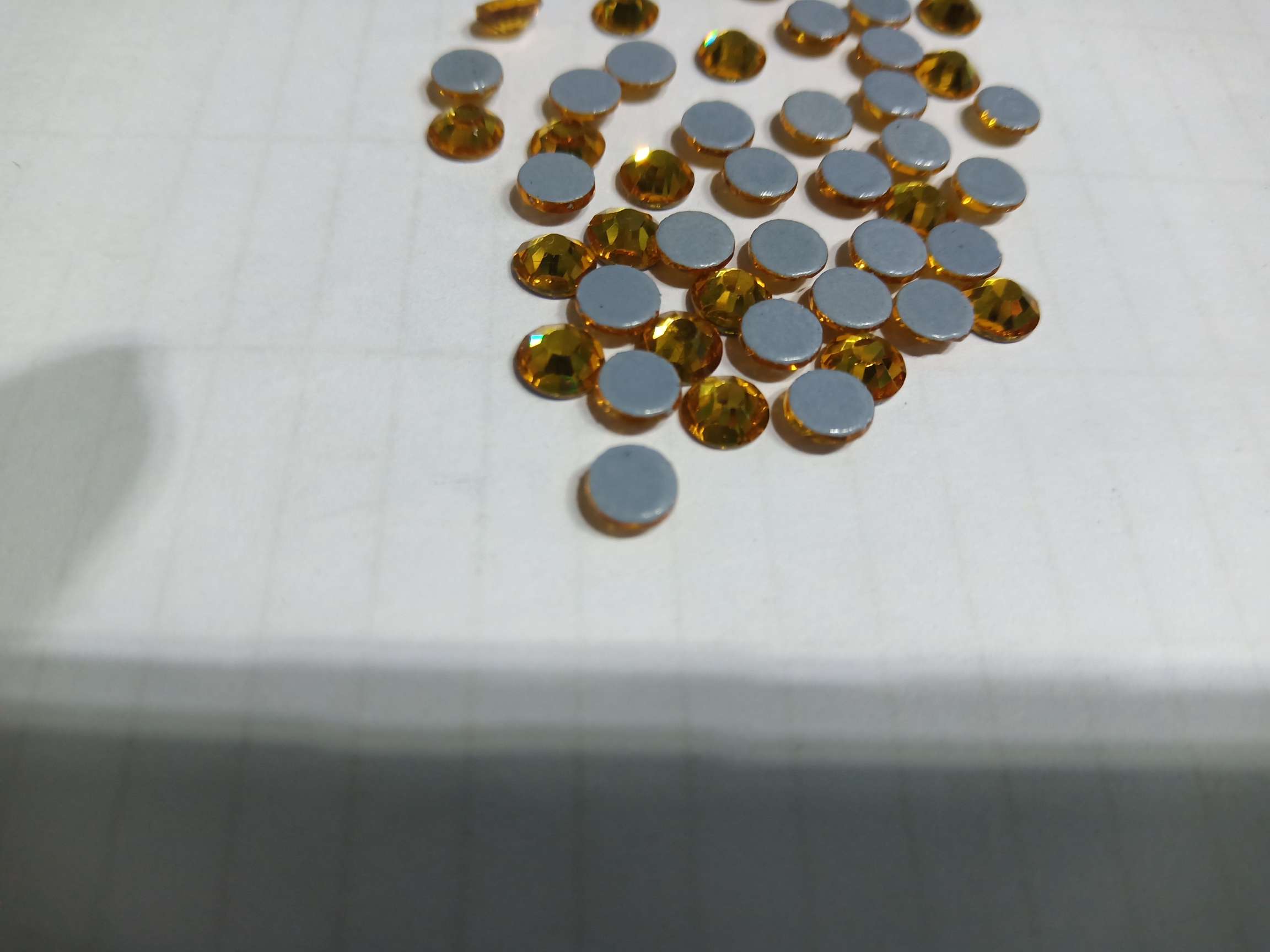 SS20 oro amarillo imitación ordiamante diamante de cristal diamante de uñas diamante de bricolaje details Picture