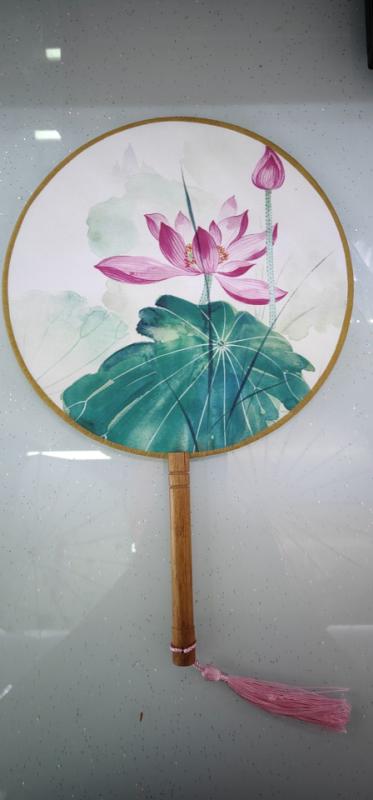 义乌好货 古典热销精品中国风团扇圆柄扇汉服古装宫廷扇子详情图6