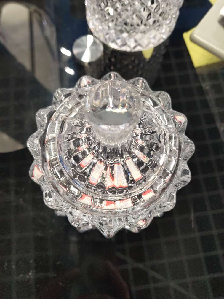 Transparent candy jar, storage jar, seasoning jar, pumpkin-shaped details Picture