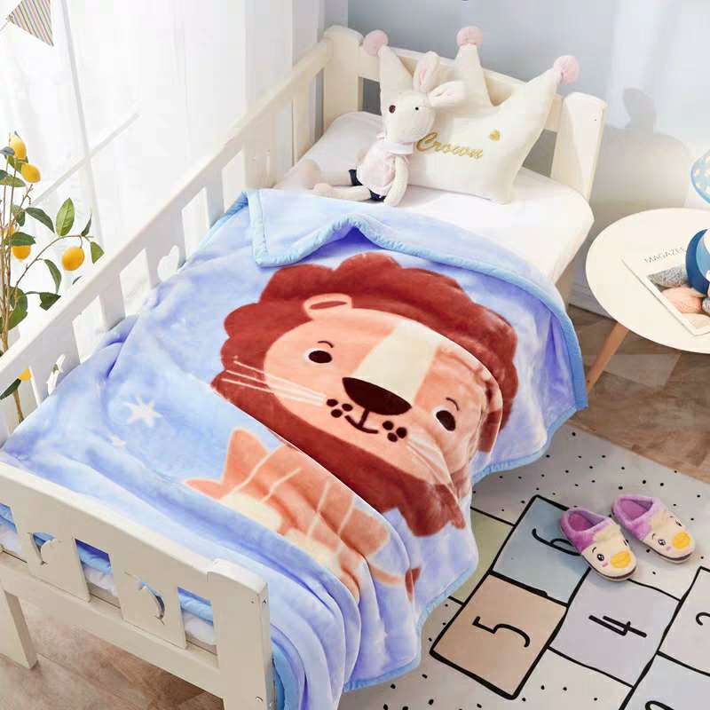 儿童毛毯双层婴儿小被子宝宝新生儿盖毯防风毯加厚空调毯春秋云毯细节图