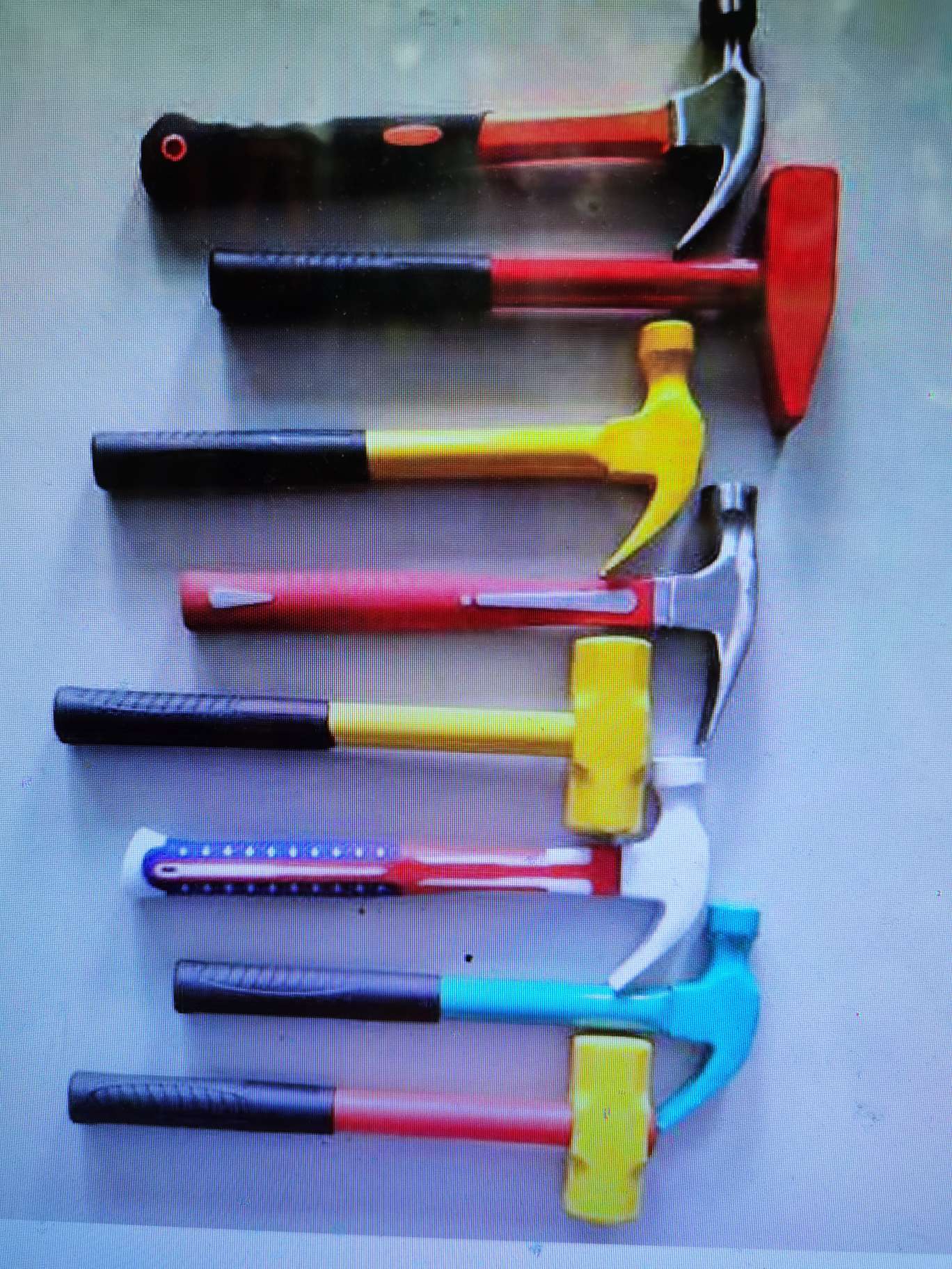 Claw hammer Hammer with two-tone handle hammer square hammer eight-point hammer axe mason's hammer full figure