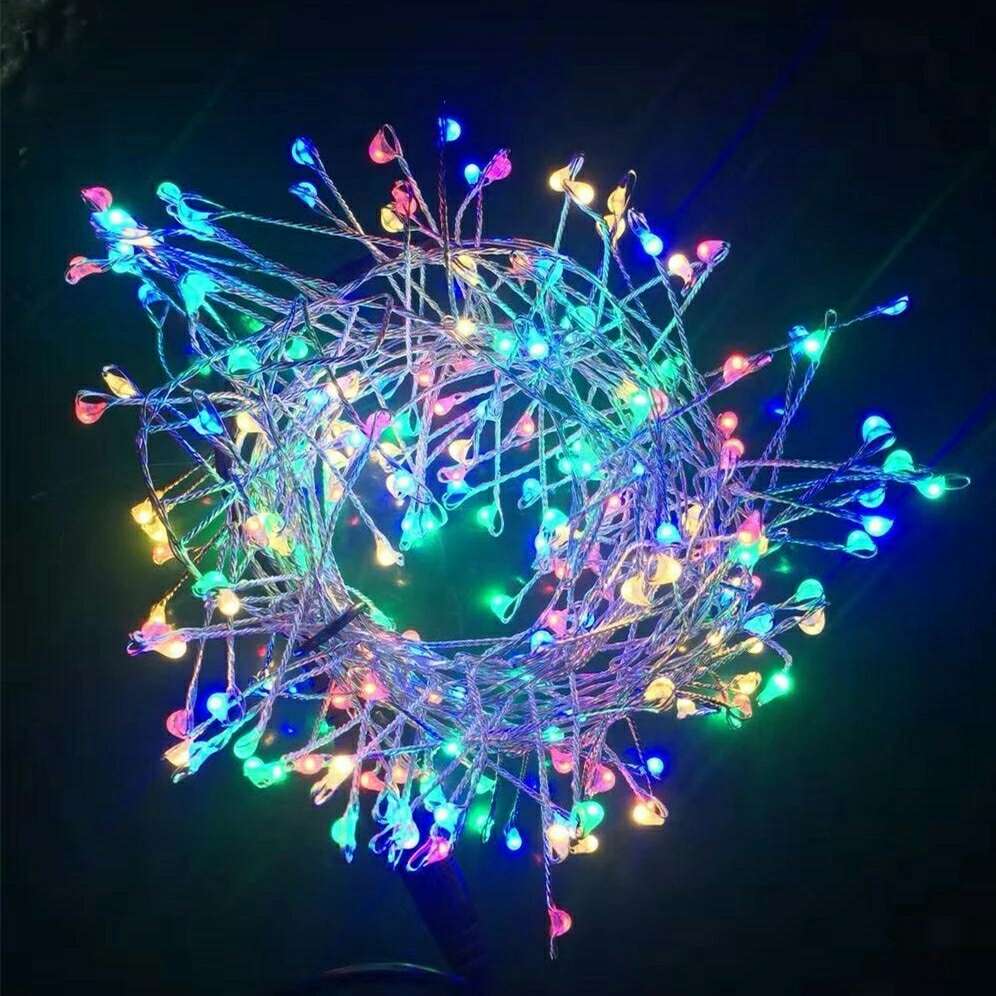 LED firecracker copper wire lamp details Picture