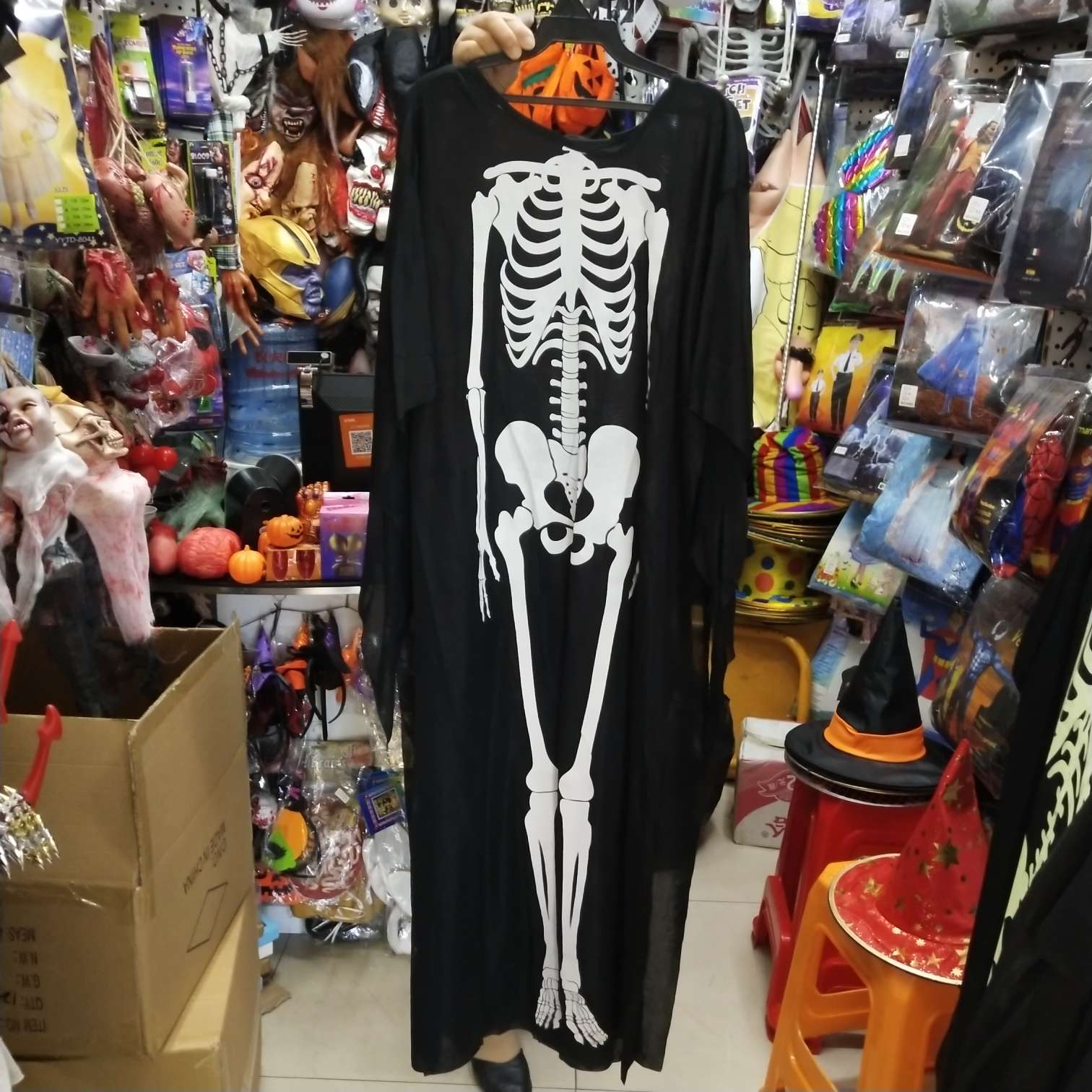 万圣节狂欢夜骷髅衣产品图