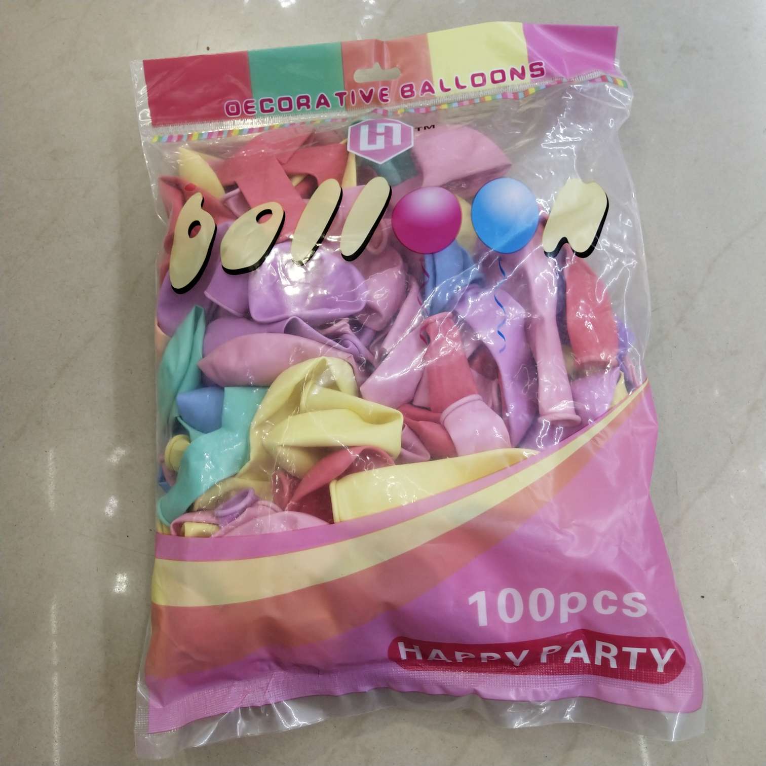 马卡龙纯色乳胶气球