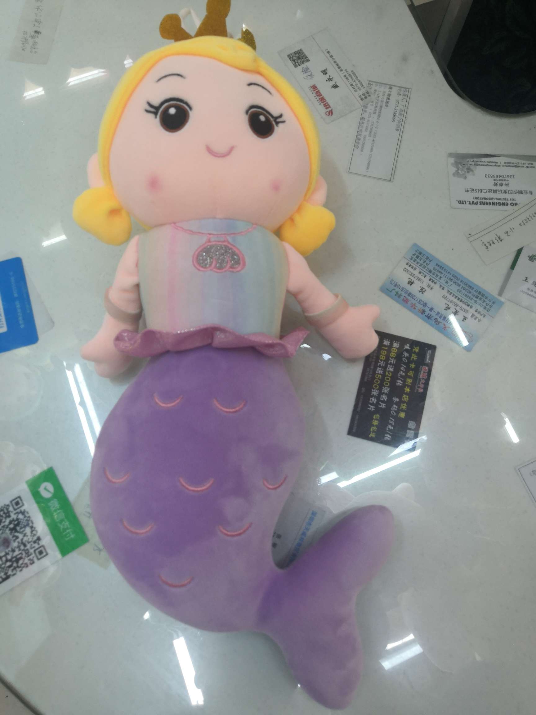 Wholesale of 50 cm mermaid doll plush toys from the manufacturer
