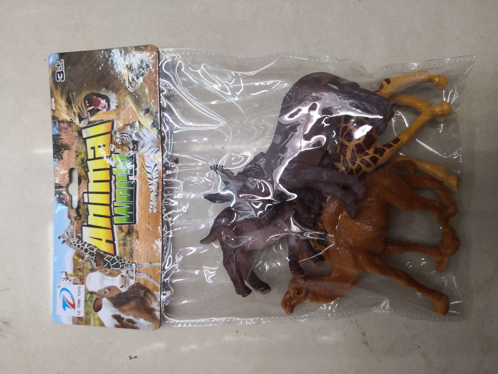 Dinosaur puzzle plastic toys