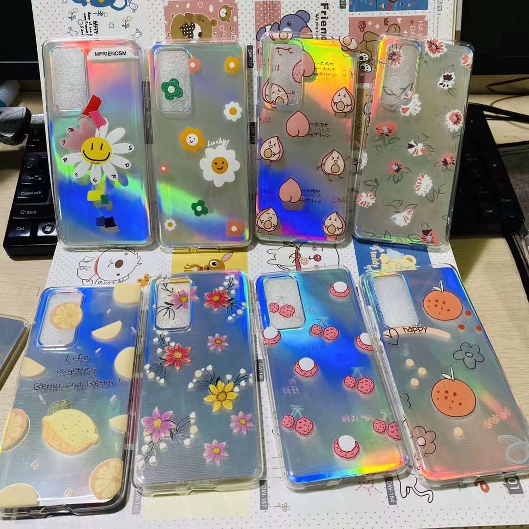 Radium engraving TPU mobile phone case