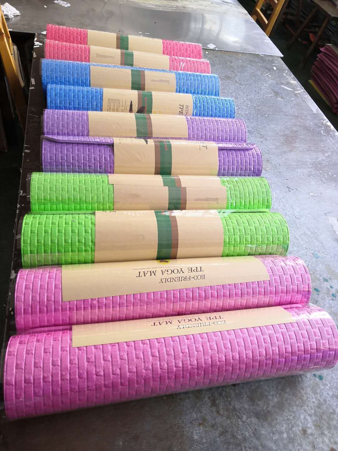 Qiansi EVA Yoga mat waterproof mat fitness mat