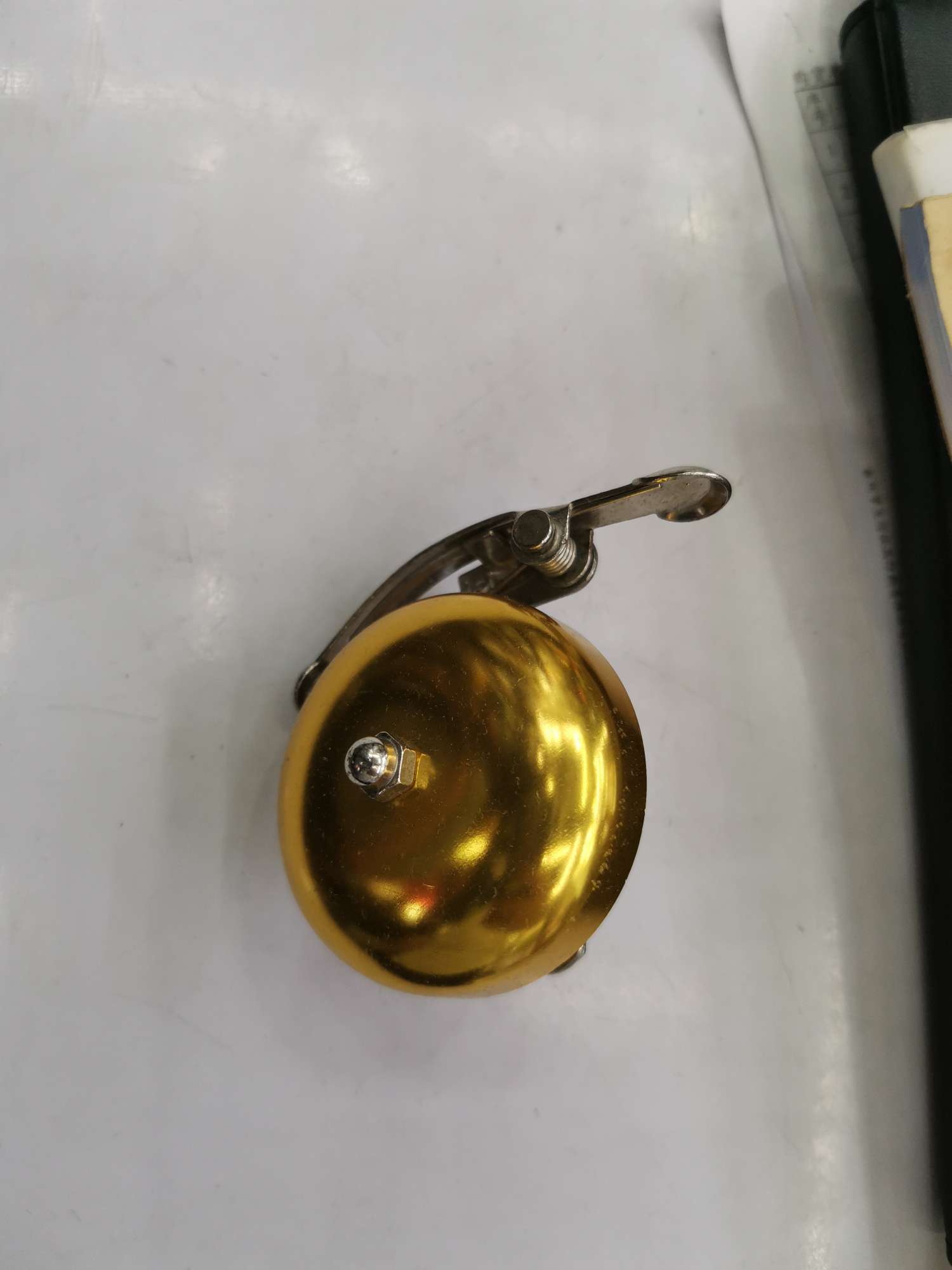Old gold bicycle bells