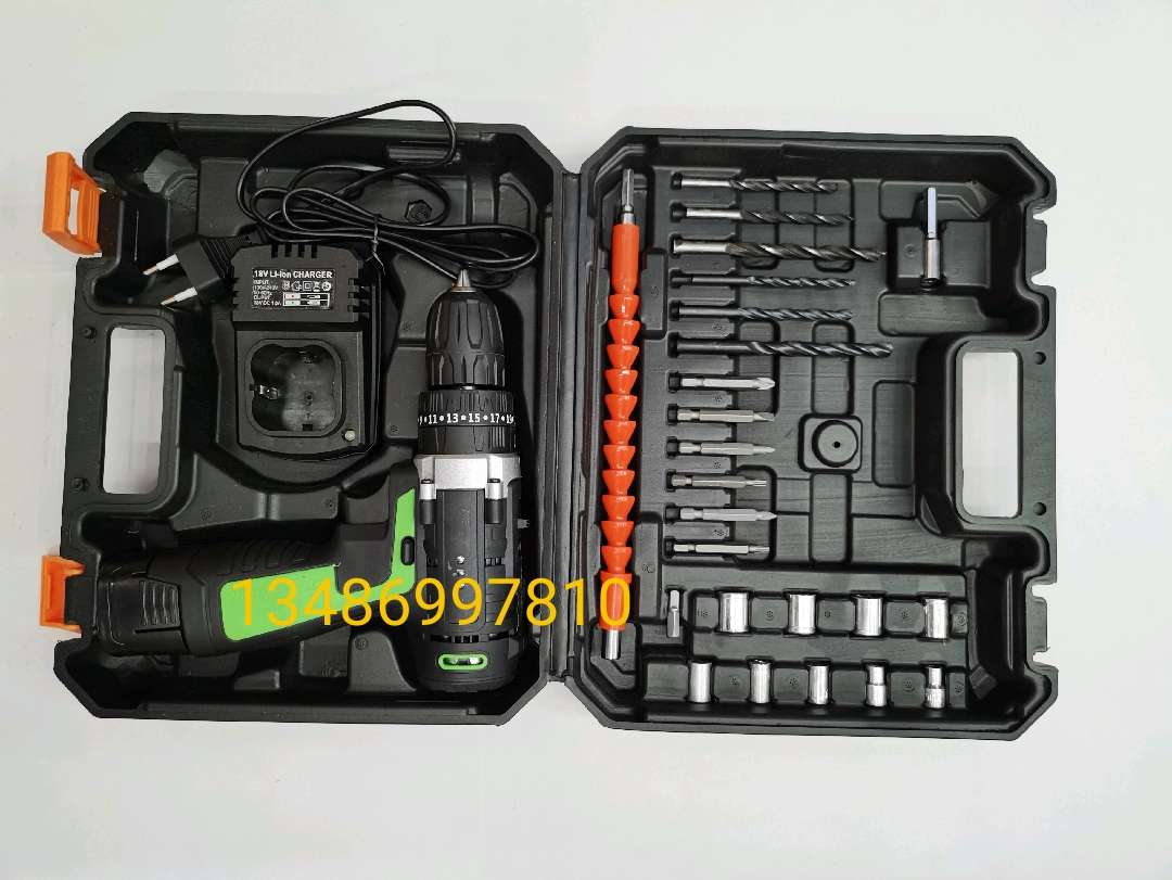 Electric tool set hand drill Angle grinder set Specification drawing