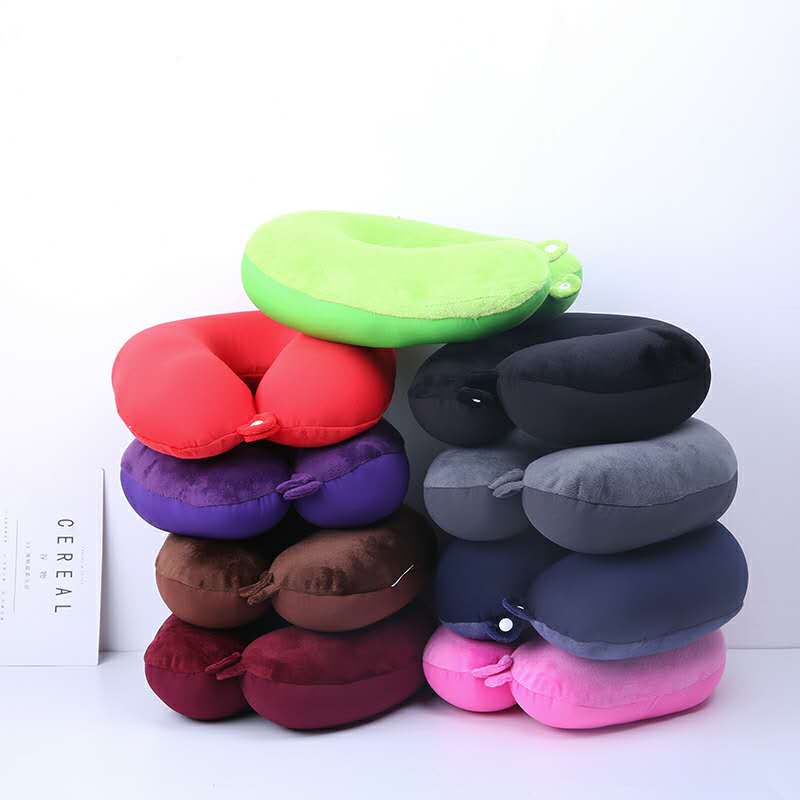 Plain coloured foam particle U pillow thumbnail
