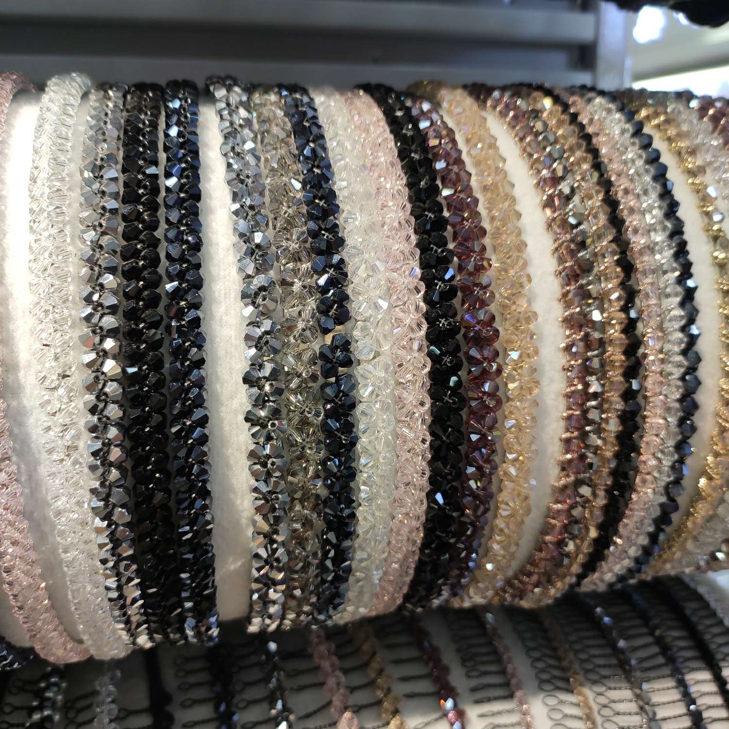 韩版女水晶发箍头箍发卡甜美气质宽边水钻石镶钻高档简约防滑仙女