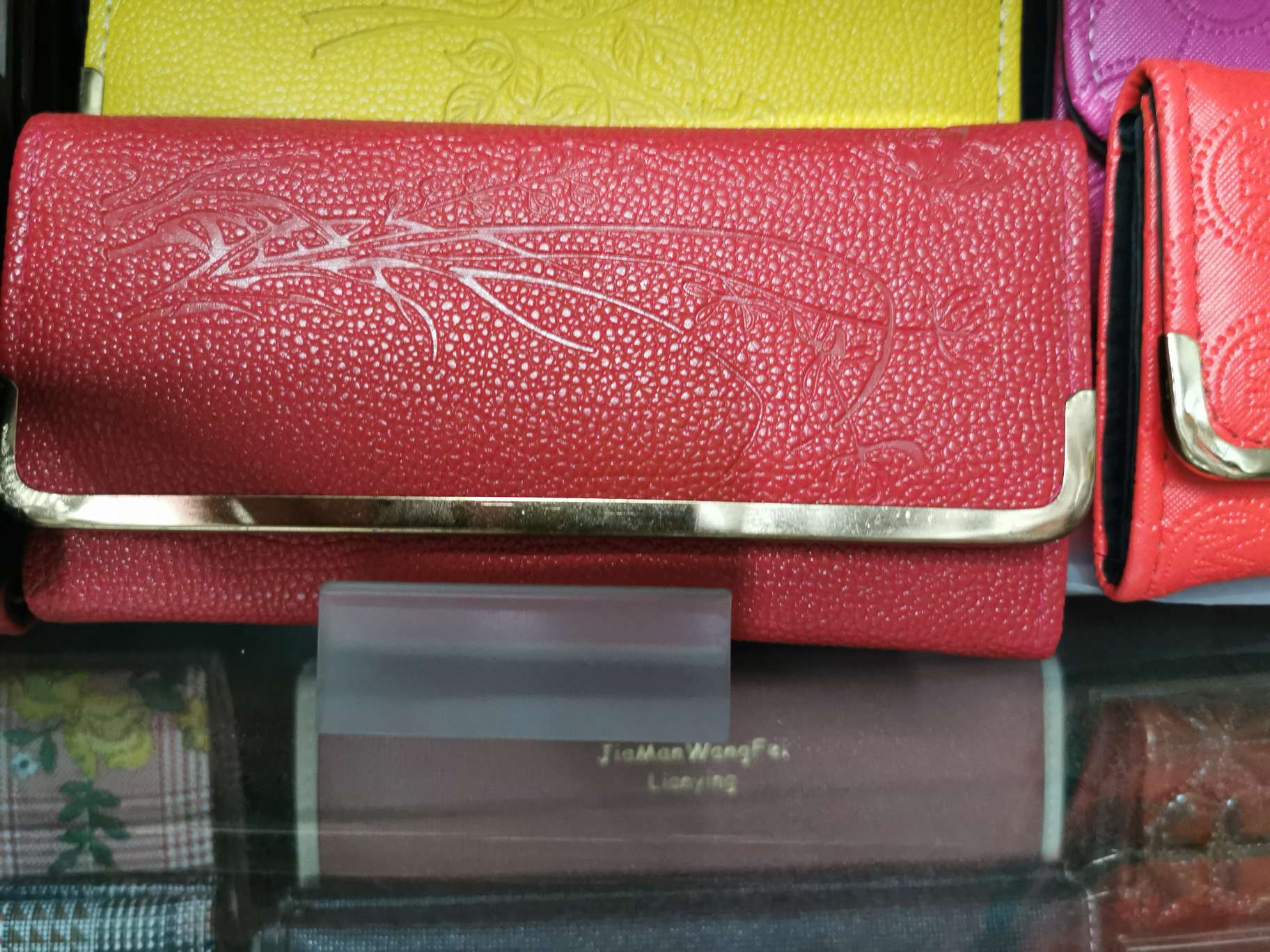 Wallet, hard leather wallet