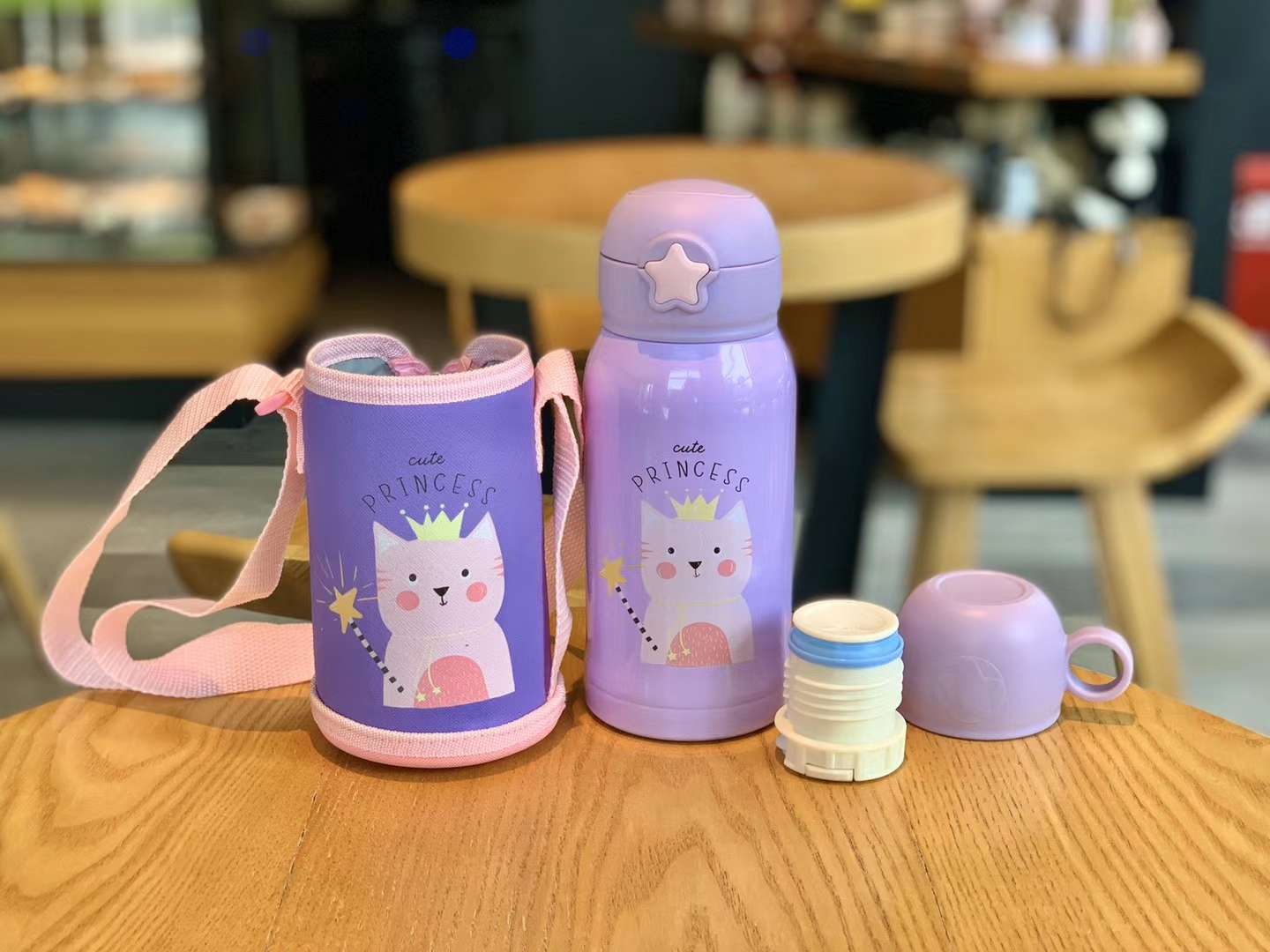 Yiwu Good product Name: Children's pot with strap, insulated cup Item Picture