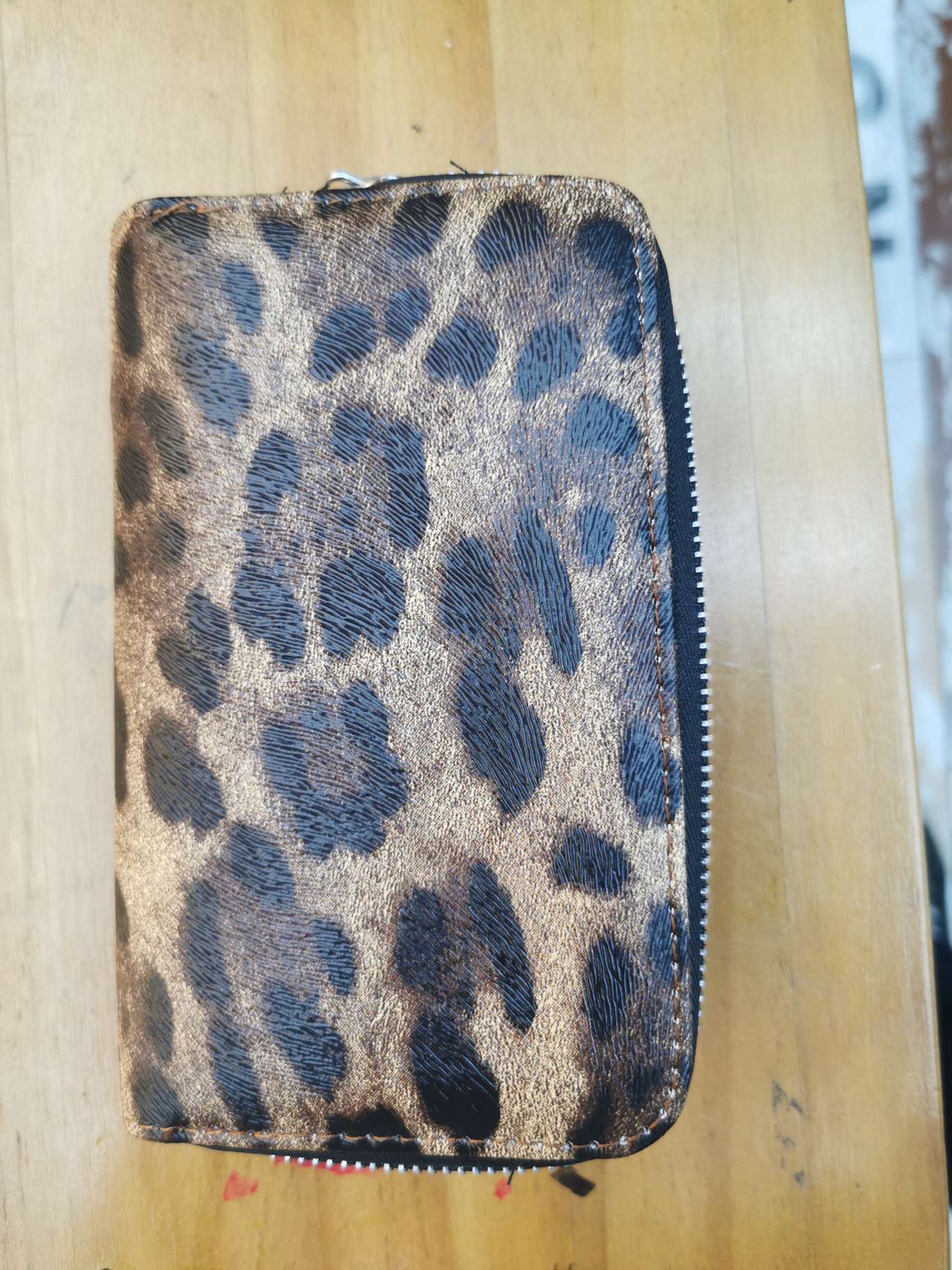 钱包，豹纹