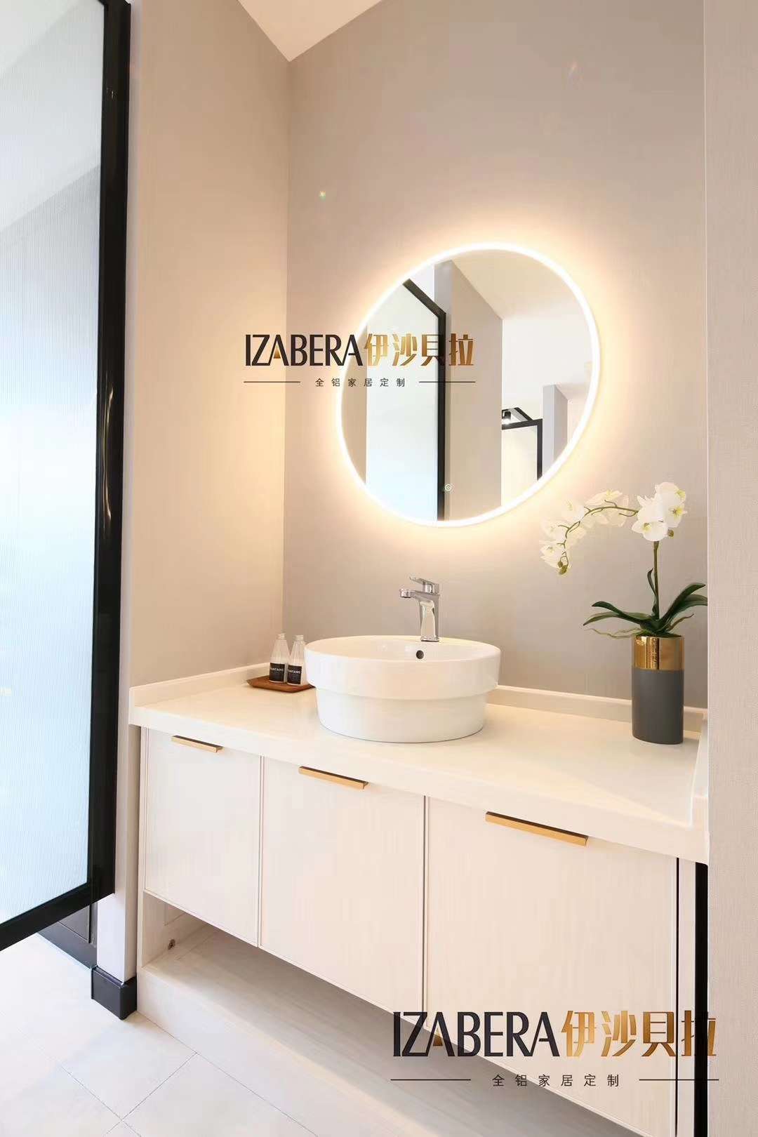 Yishabera all-aluminum home kitchen cabinets, wardrobes, wine cabinets, antique display stands, decorative cabinets, modern and simple new Chinese style light luxury undefined