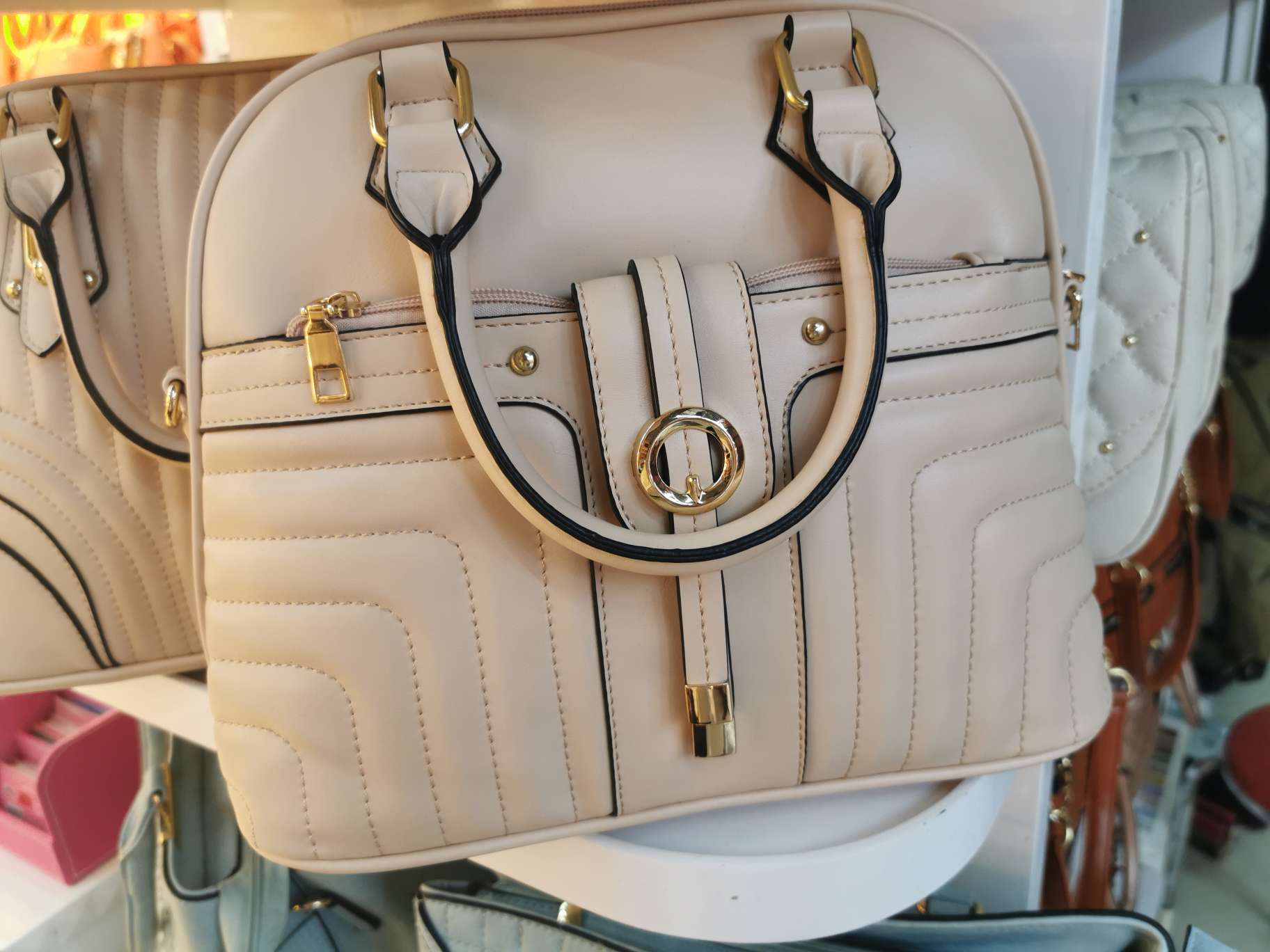 Leather cross-body bag for women in instagram trend, 2019 small one-shoulder bag thumbnail