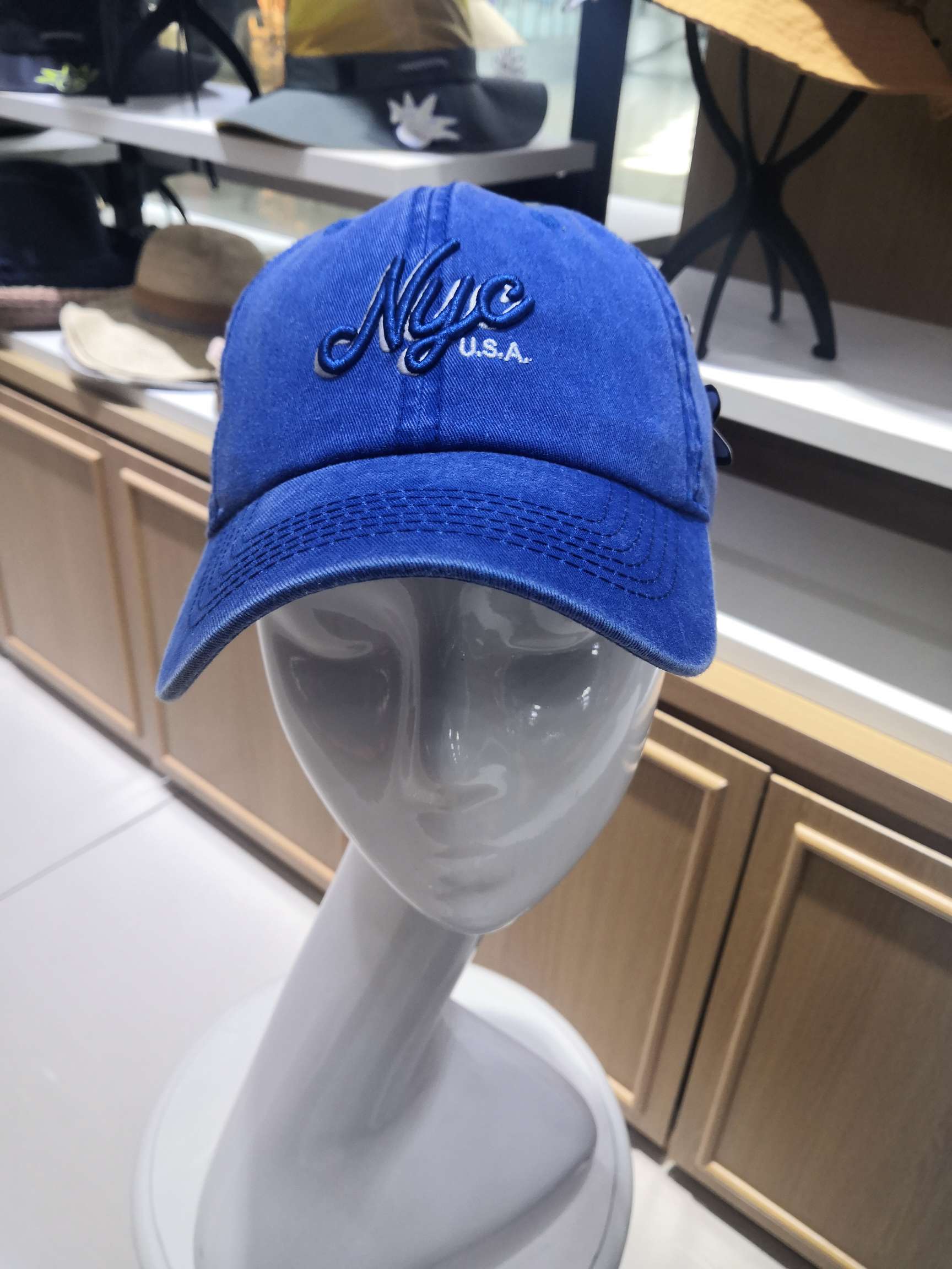 American hand scrub cotton nyc baseball cap