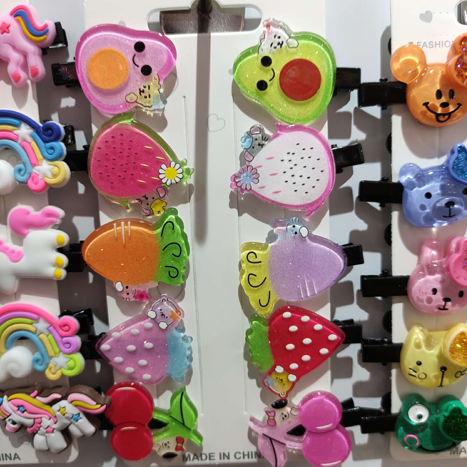 Children's Cartoon Hair Clip Baby Bag Cloth Small Clip Korean Cartoon Cute Headdress Princess Cute Bangs Clip Hair Accessories