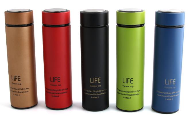 Yiwu Selection straight business vacuum cup straight cup 500ML Application Scenario