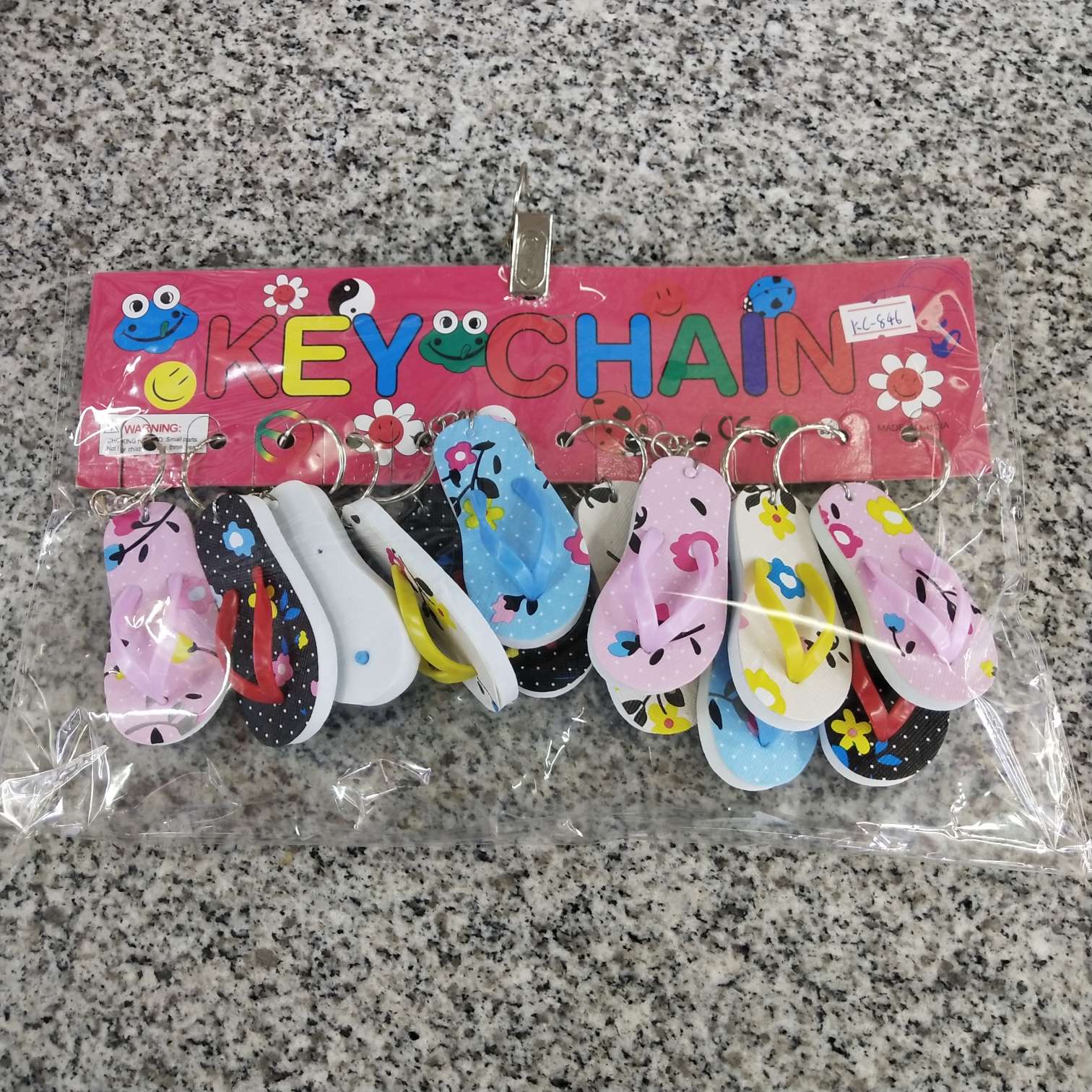 Slipper key chain pendant thumbnail