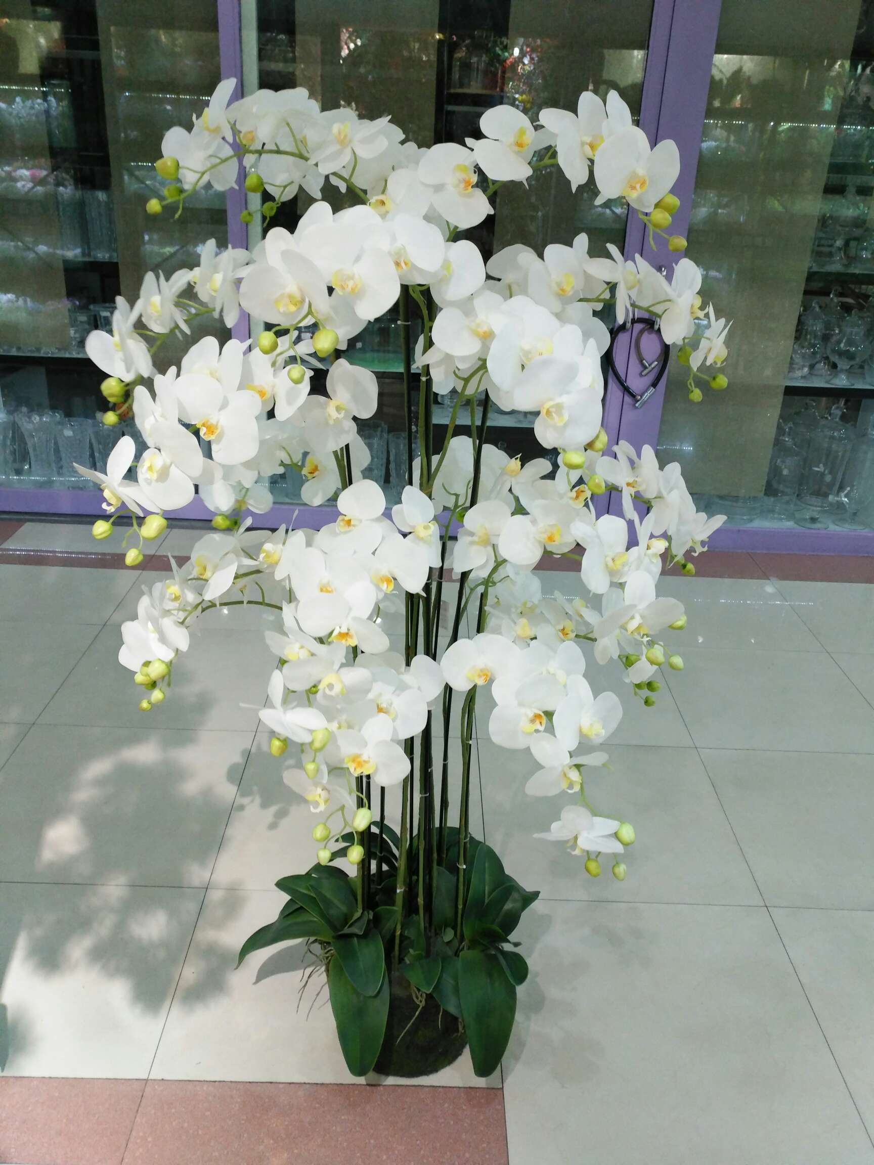 Factory direct sales of artificial flowers wholesale Phalaenopsis details Picture