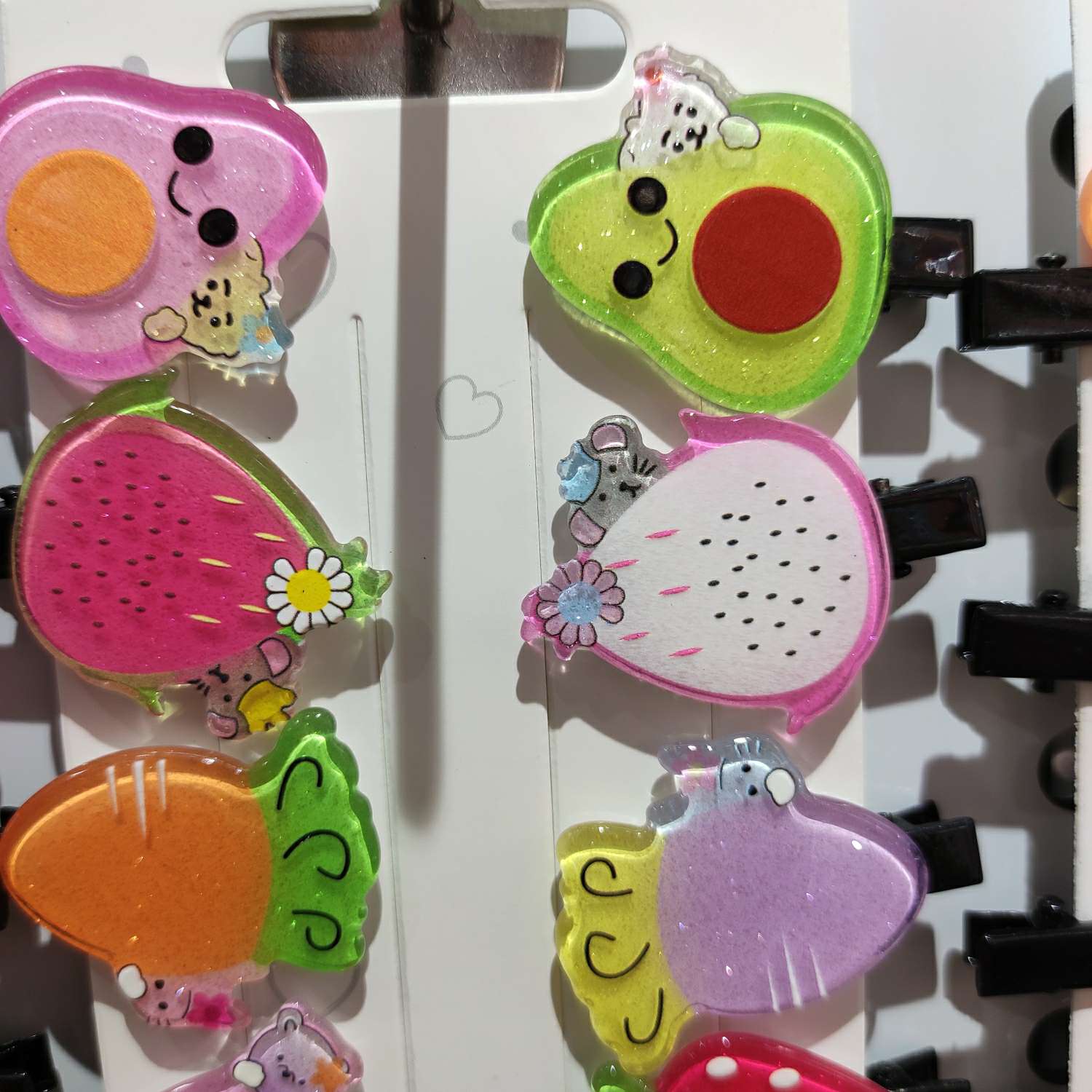 Children's Cartoon Hair Clip Baby Bag Cloth Small Clip Korean Cartoon Cute Headdress Princess Cute Bangs Clip Hair Accessories details Picture
