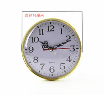 塑料钟头16厘米镶嵌式钟头工艺品配件