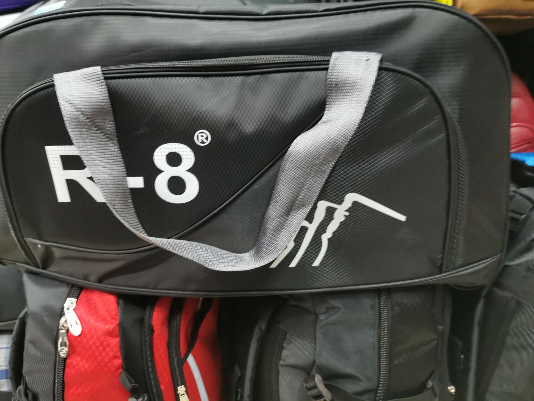 短途旅行包男手提大容量旅游袋休闲韩版单肩行李包出差包男士商务图