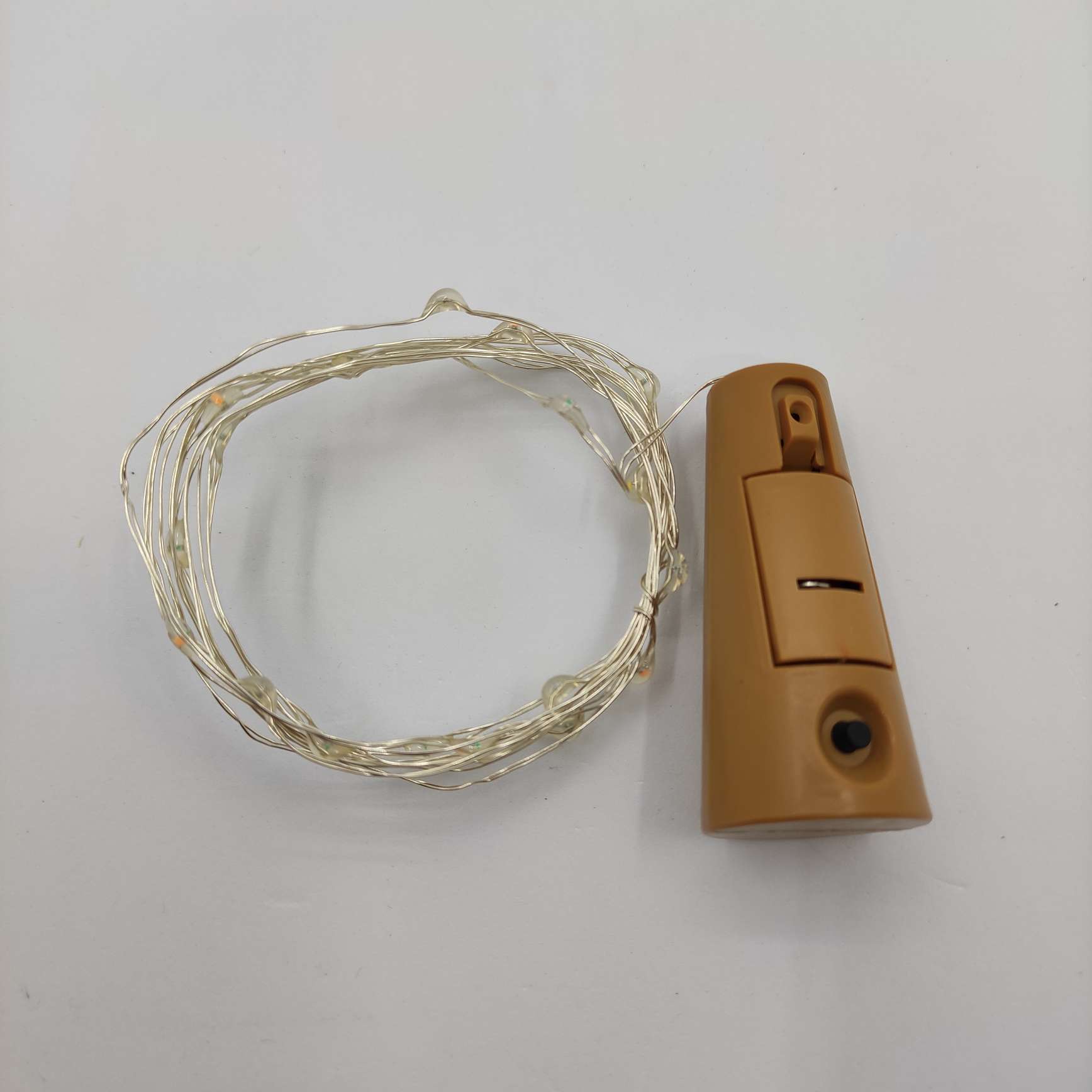 新款3功能闪烁瓶塞灯串 圣诞节日氛围led铜线灯红酒瓶装饰瓶塞灯详情图6