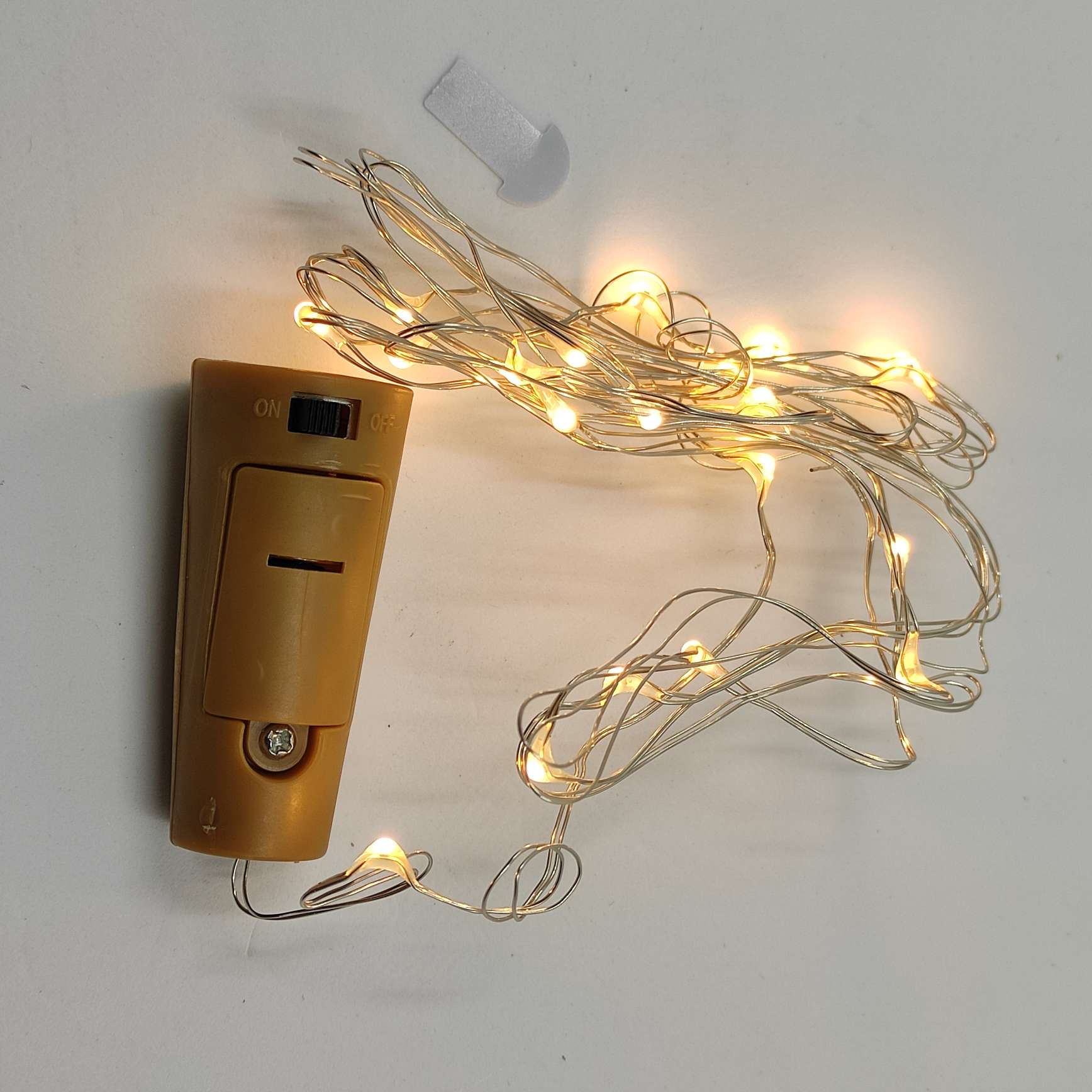 常亮瓶塞灯led铜线灯串酒吧氛围装饰纽扣电池盒酒瓶灯 圣诞银线灯图