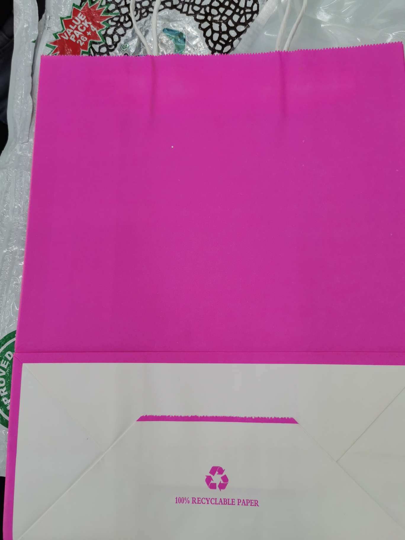 Customized handbags for clothing stores, women's and children's clothing, shopping bags, packaging bags, hand-held plastic bags details Picture