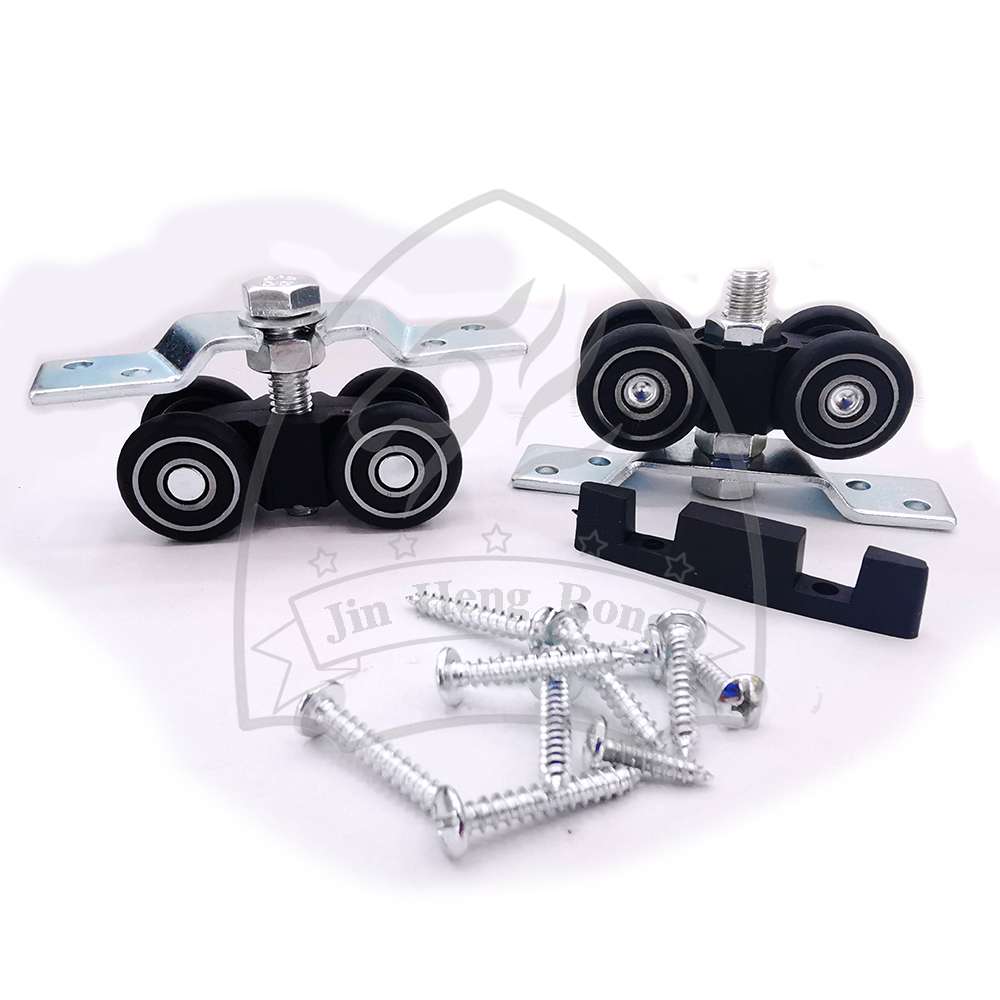 Solid wood door lifting wheel cabinet door track pulley South American style sliding door pulley flat open bathroom door lifting wheel Item Picture