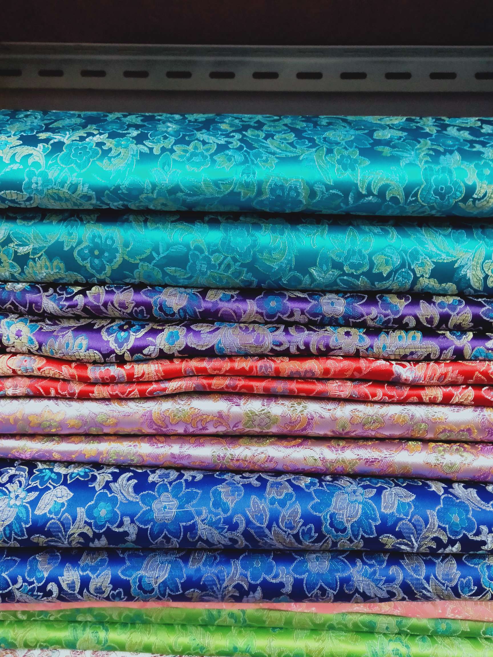 Silk fabric is used to make gift packaging and festive items details Picture