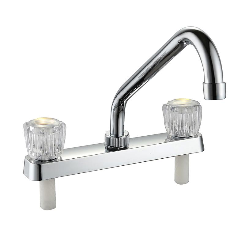 热销8寸冷热水龙头塑料水龙头细节图